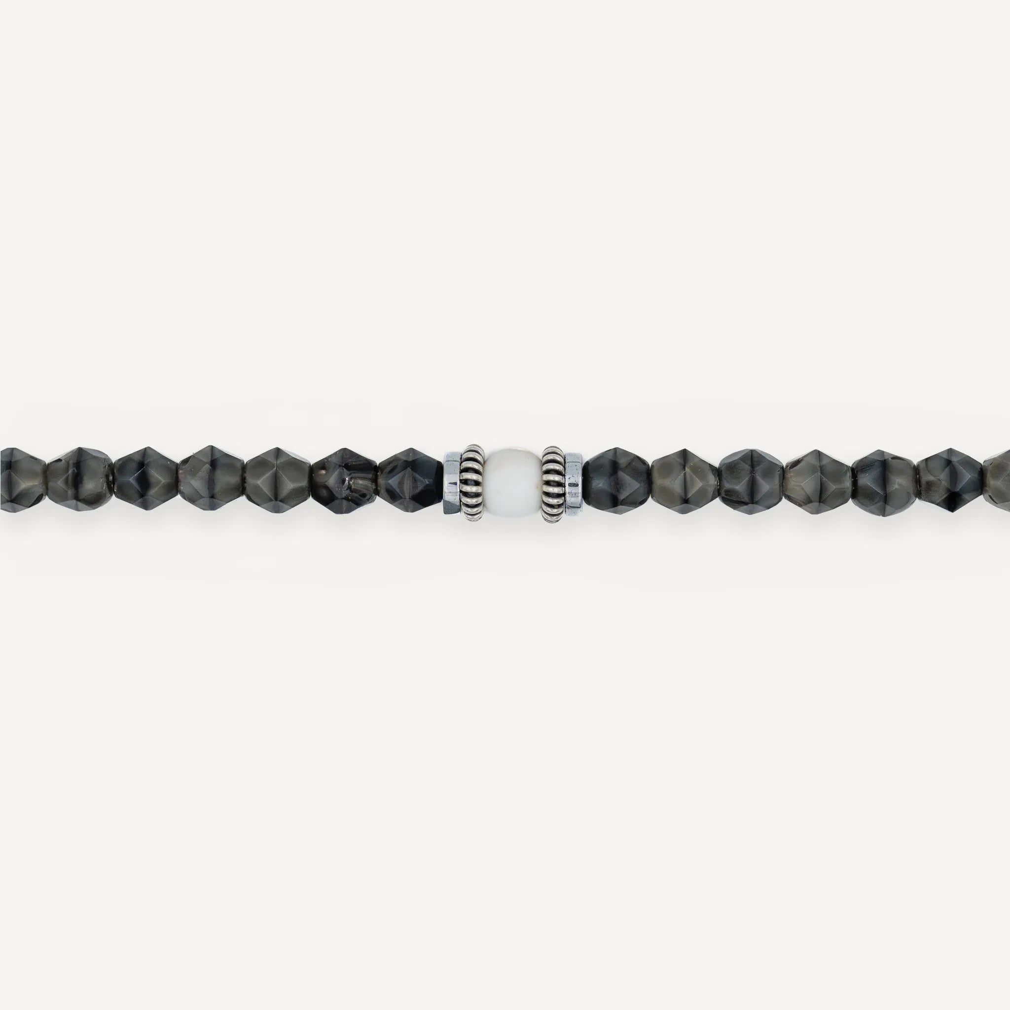 collier / bracelet GENTLEMAN SILVER Pepper - Têtes Blondes