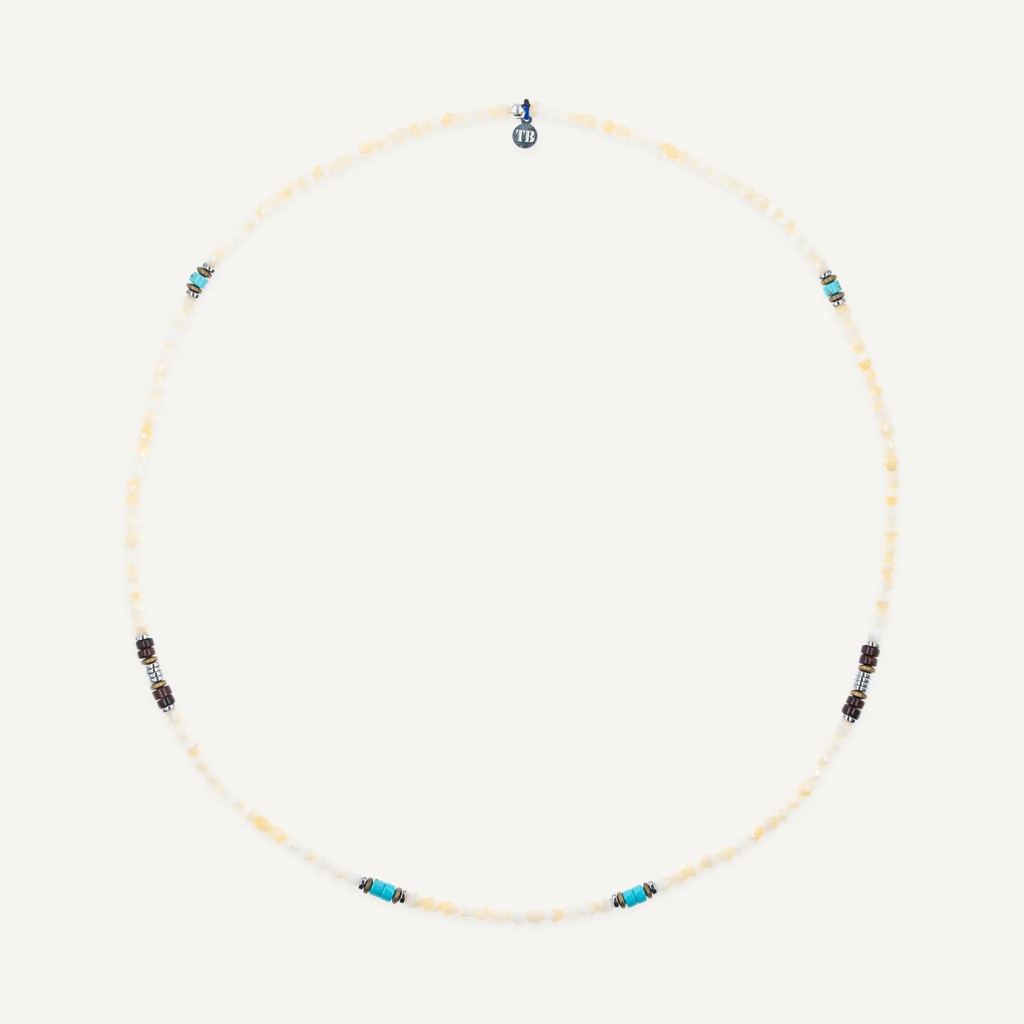 collier / bracelet GENTLEMAN - Vanille - Têtes Blondes