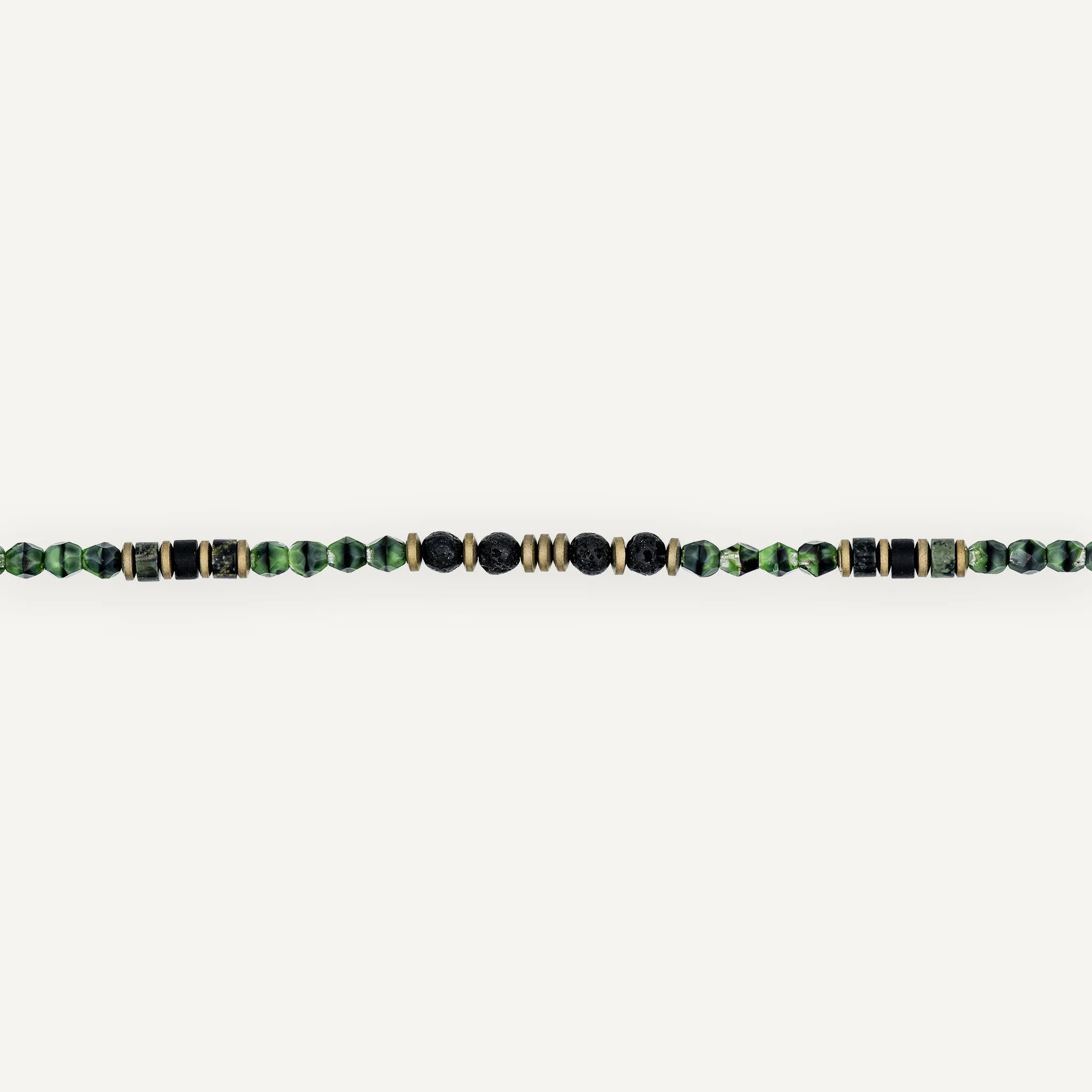 collier / bracelet GENTLEMAN - Vert Menthe - Têtes Blondes