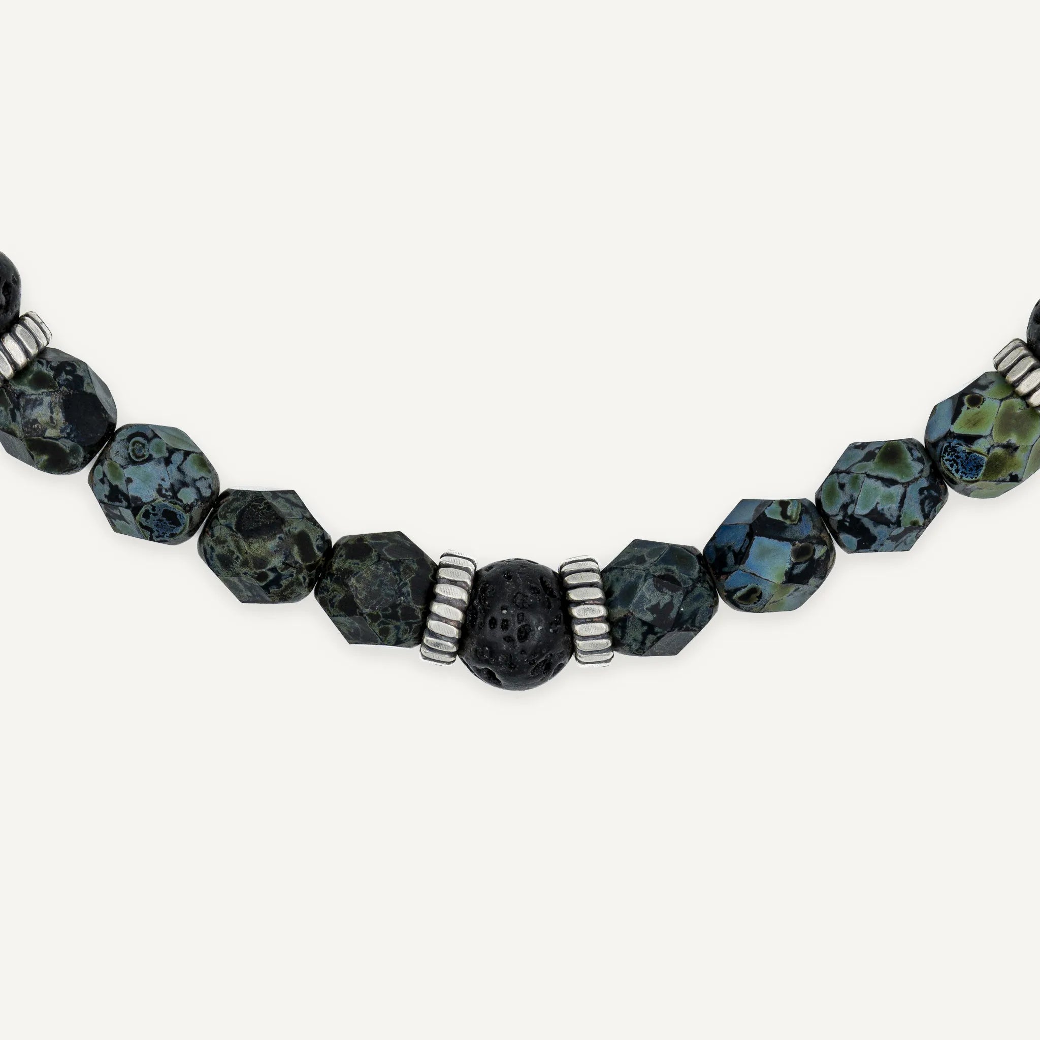 collier / bracelet GENTLEMAN XL - Noir Rock - Têtes Blondes