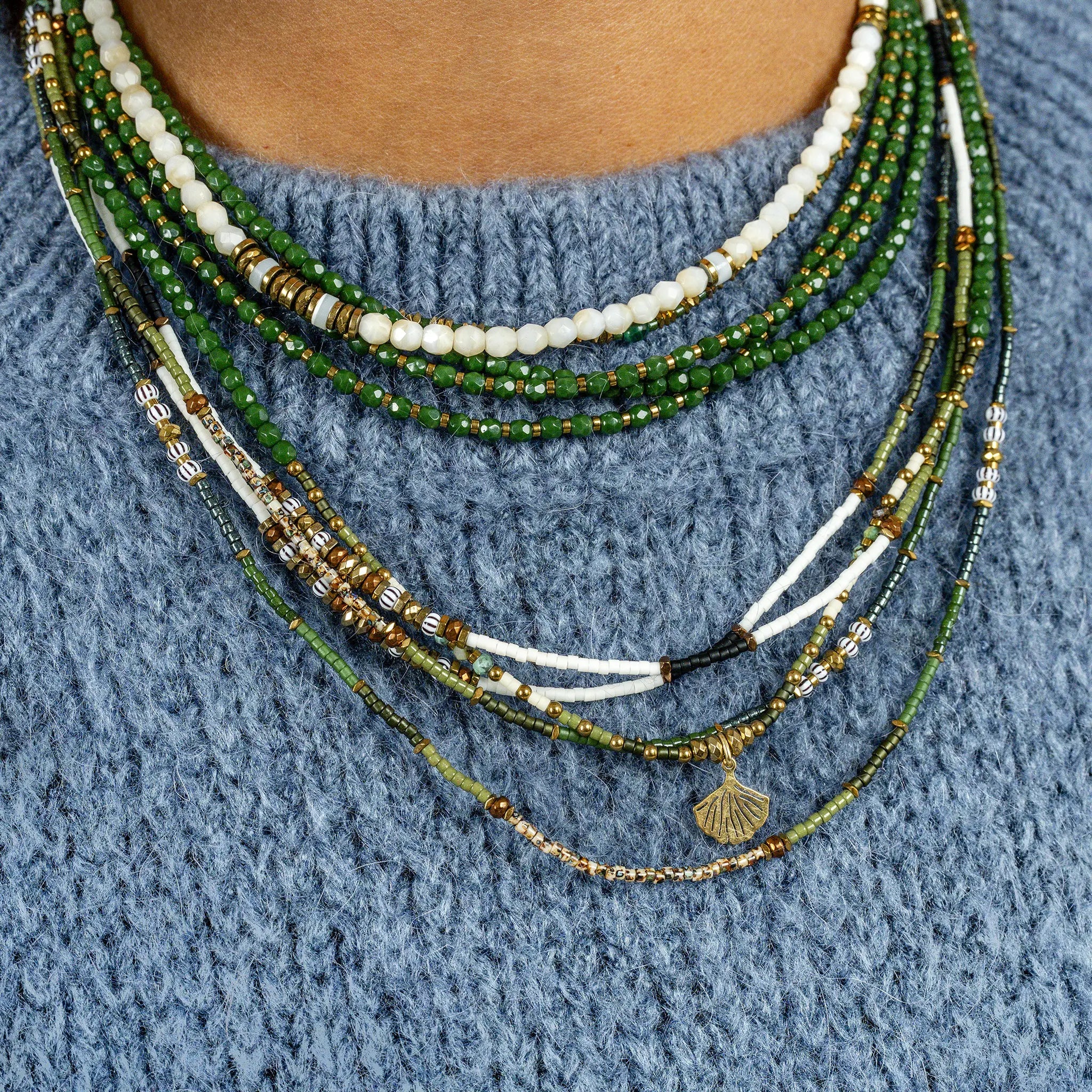 collier / bracelet GINKO - Têtes Blondes