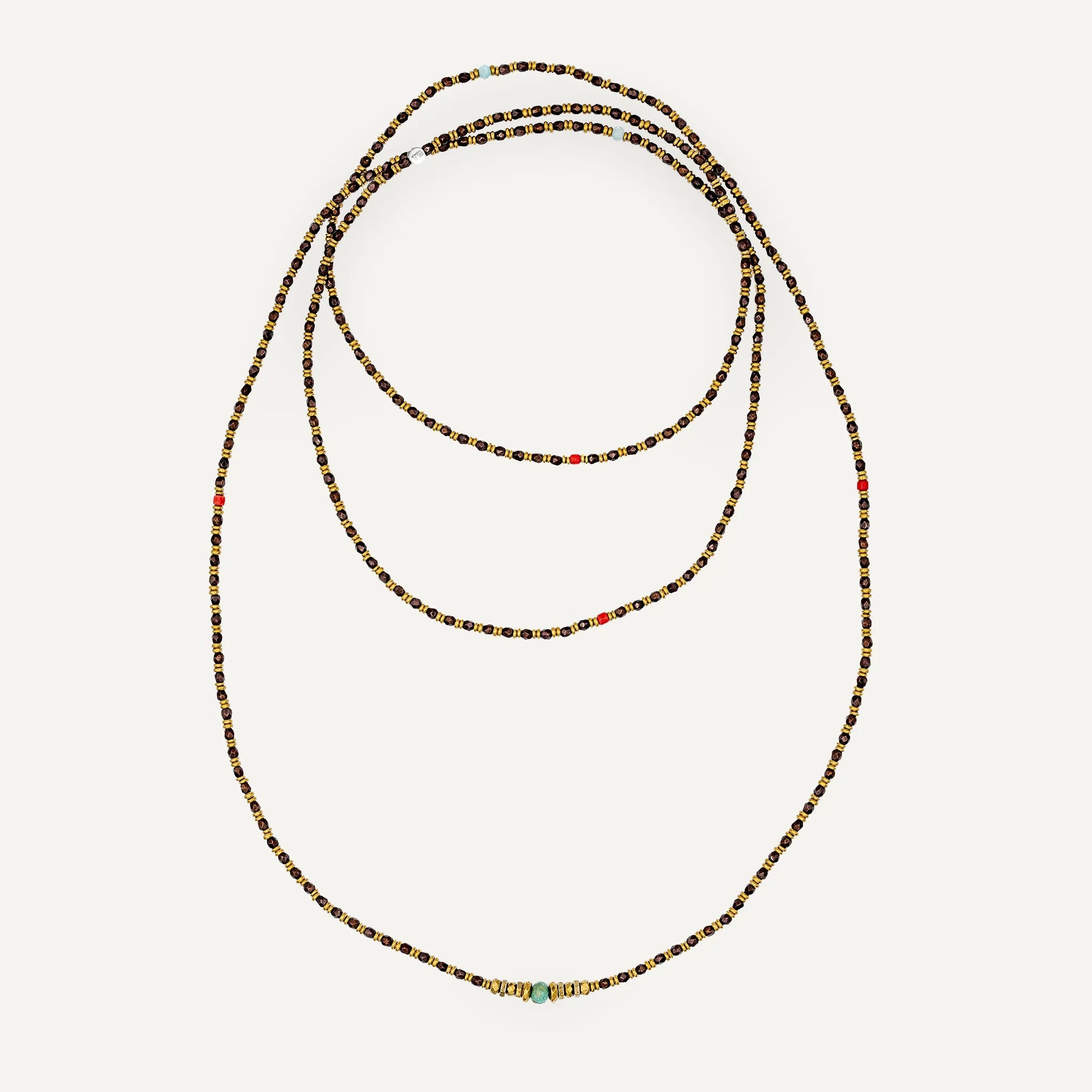 collier / bracelet GISELE 6 - Bronze - Têtes Blondes