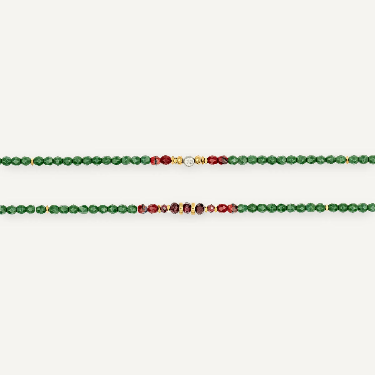 collier / bracelet GLINDA - Green Forest - Têtes Blondes