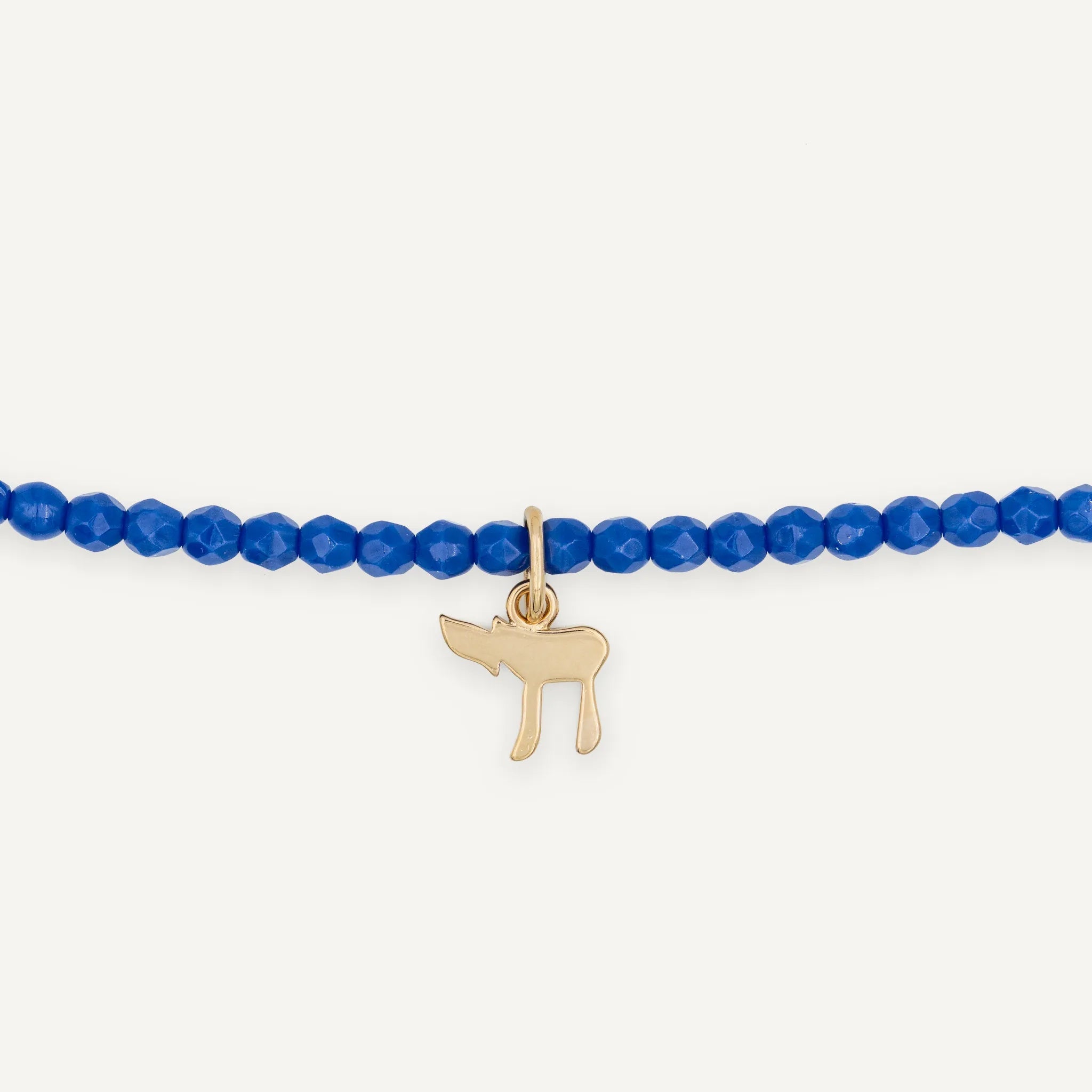 collier / bracelet HAÏ - Bleu Majorelle - Têtes Blondes