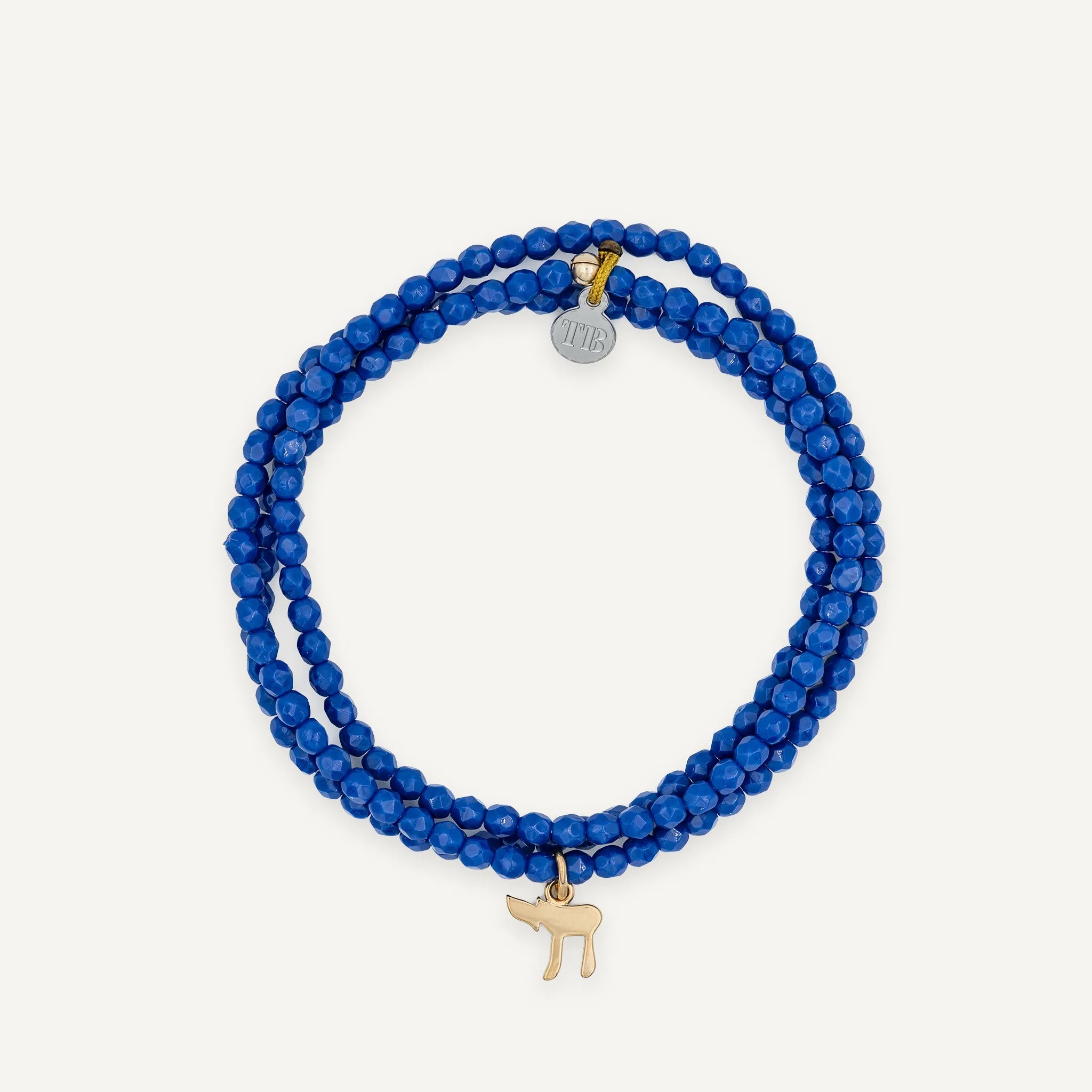 collier / bracelet HAÏ - Bleu Majorelle - Têtes Blondes