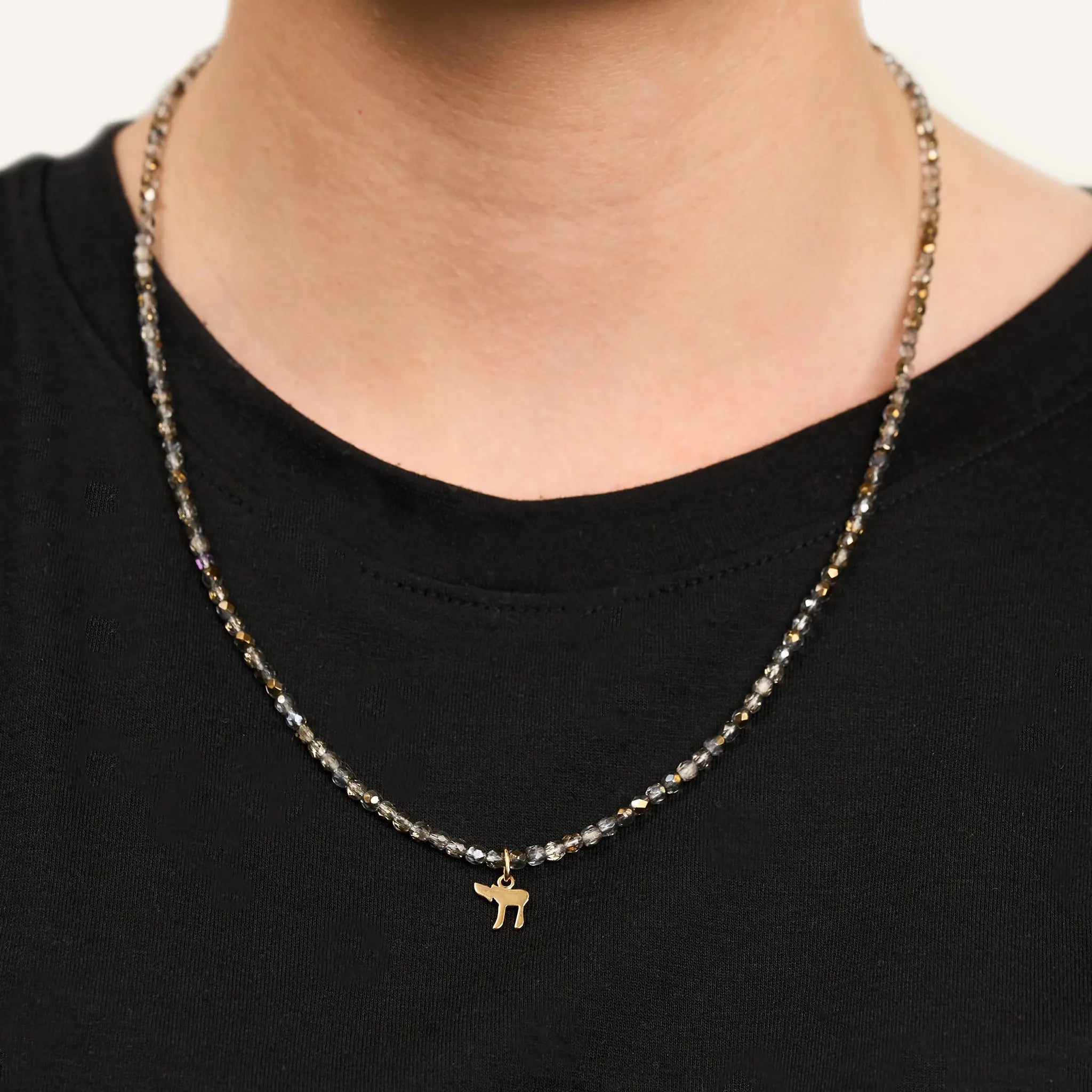 collier / bracelet HAÏ - Cristal - Têtes Blondes