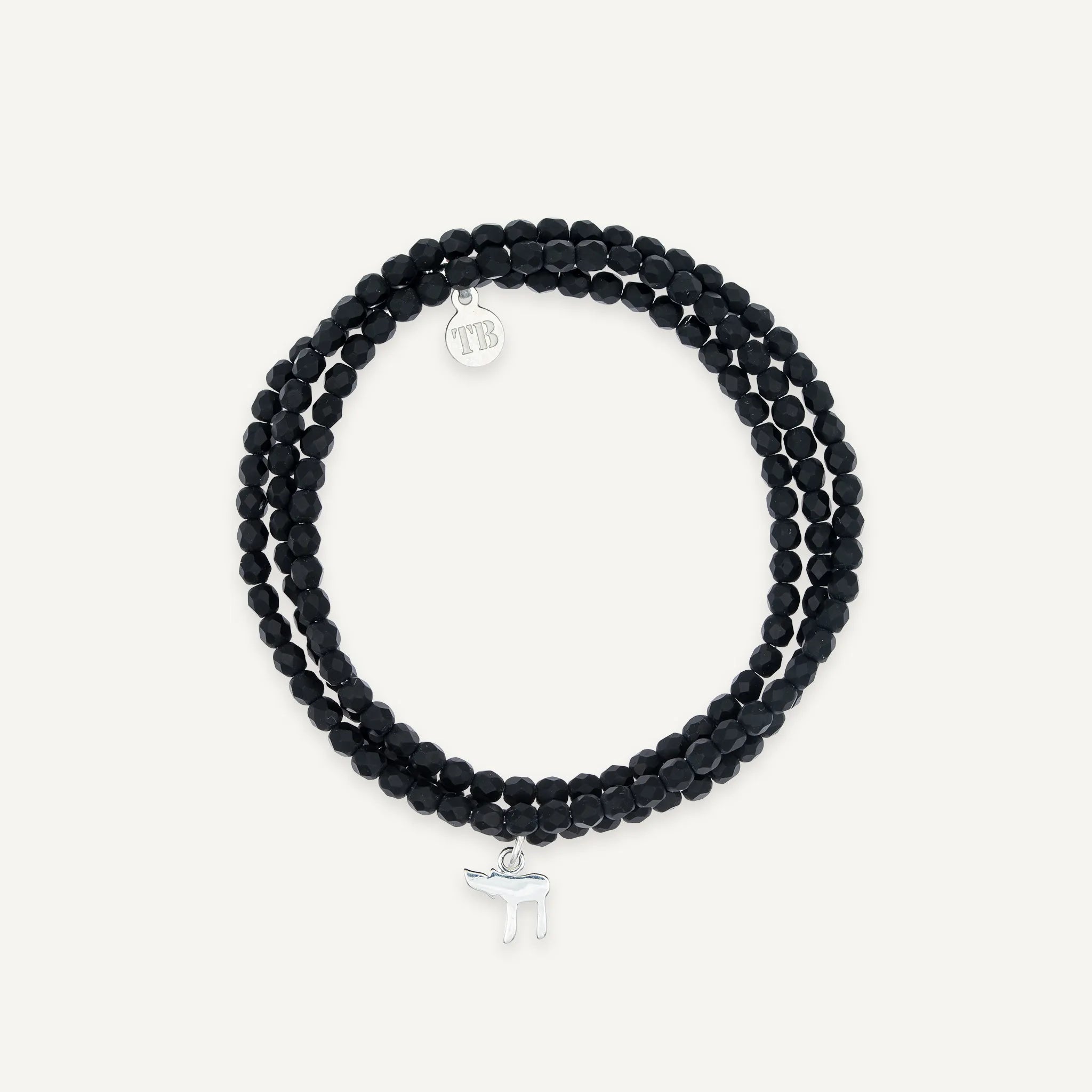 collier / bracelet HAÏ - Noir mat - Têtes Blondes