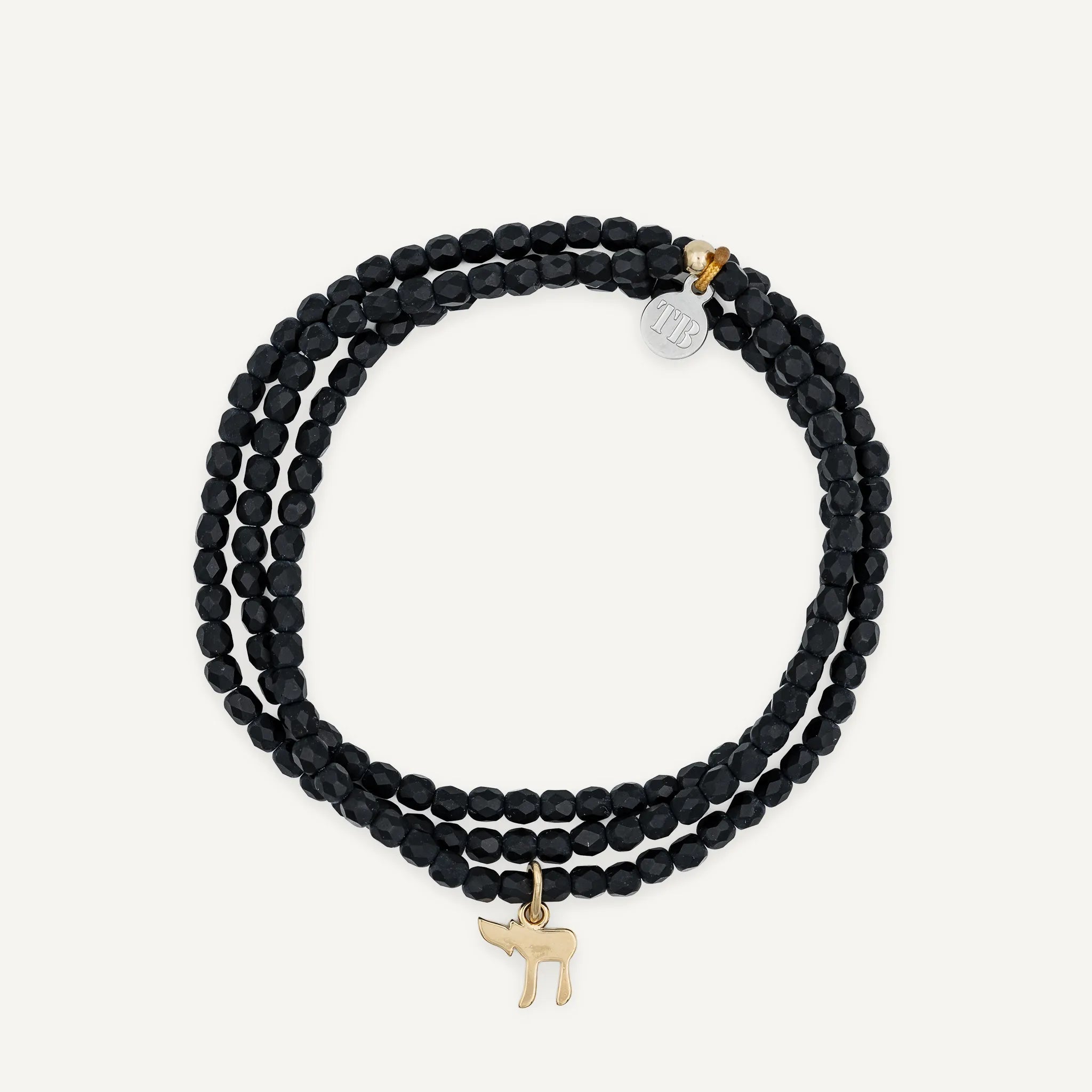 collier / bracelet HAÏ - Noir mat - Têtes Blondes