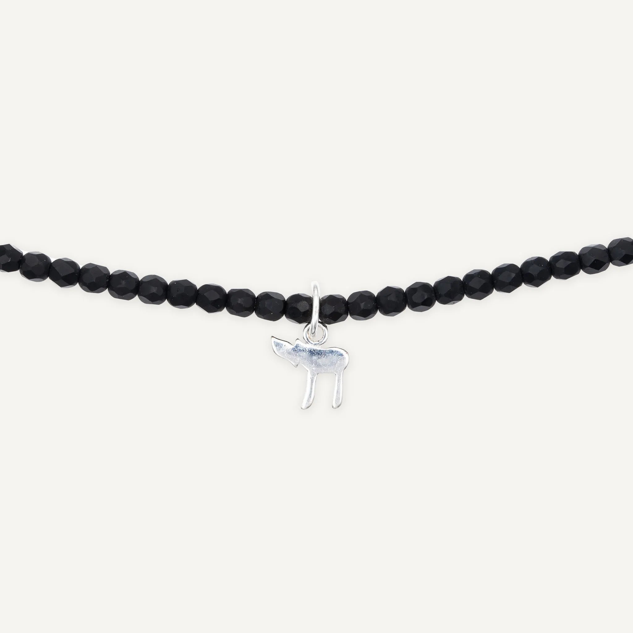 collier / bracelet HAÏ - Noir mat - Têtes Blondes