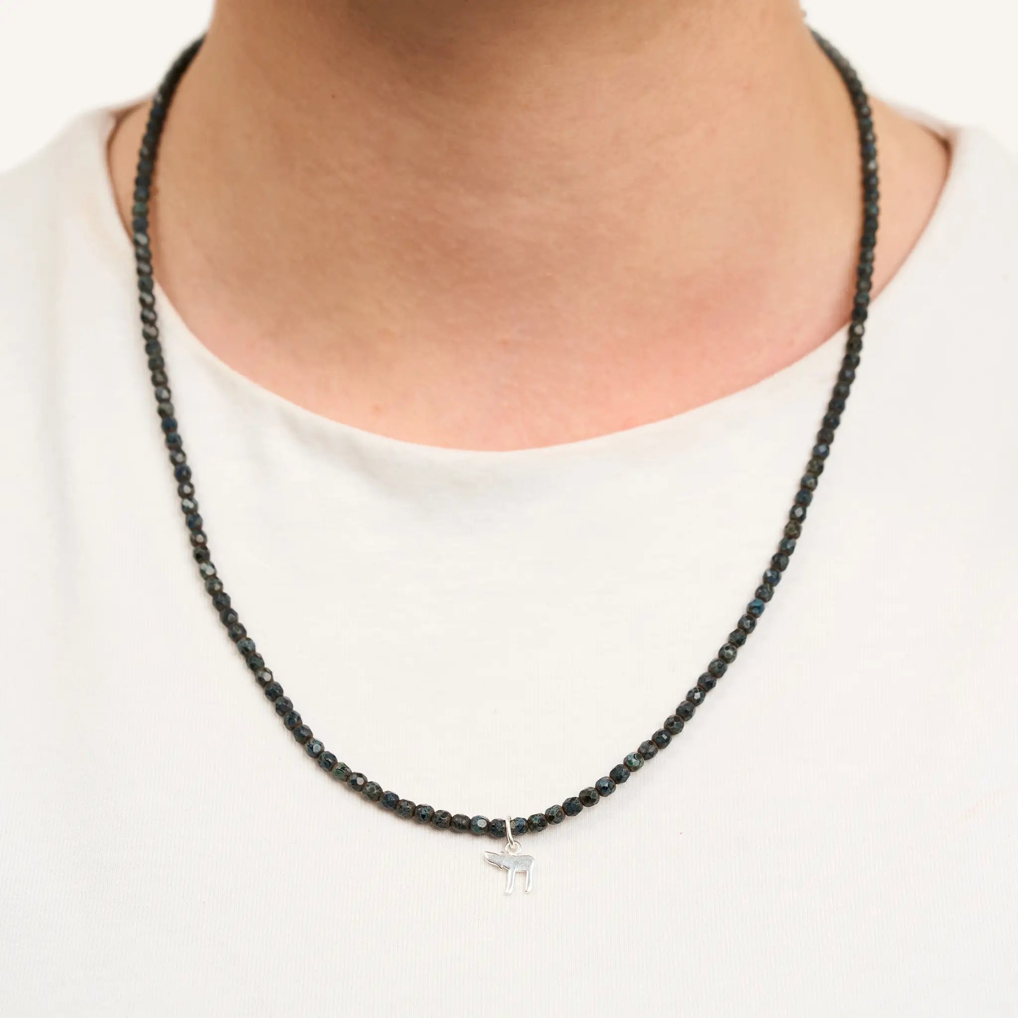 collier / bracelet HAÏ - Noir mat - Têtes Blondes
