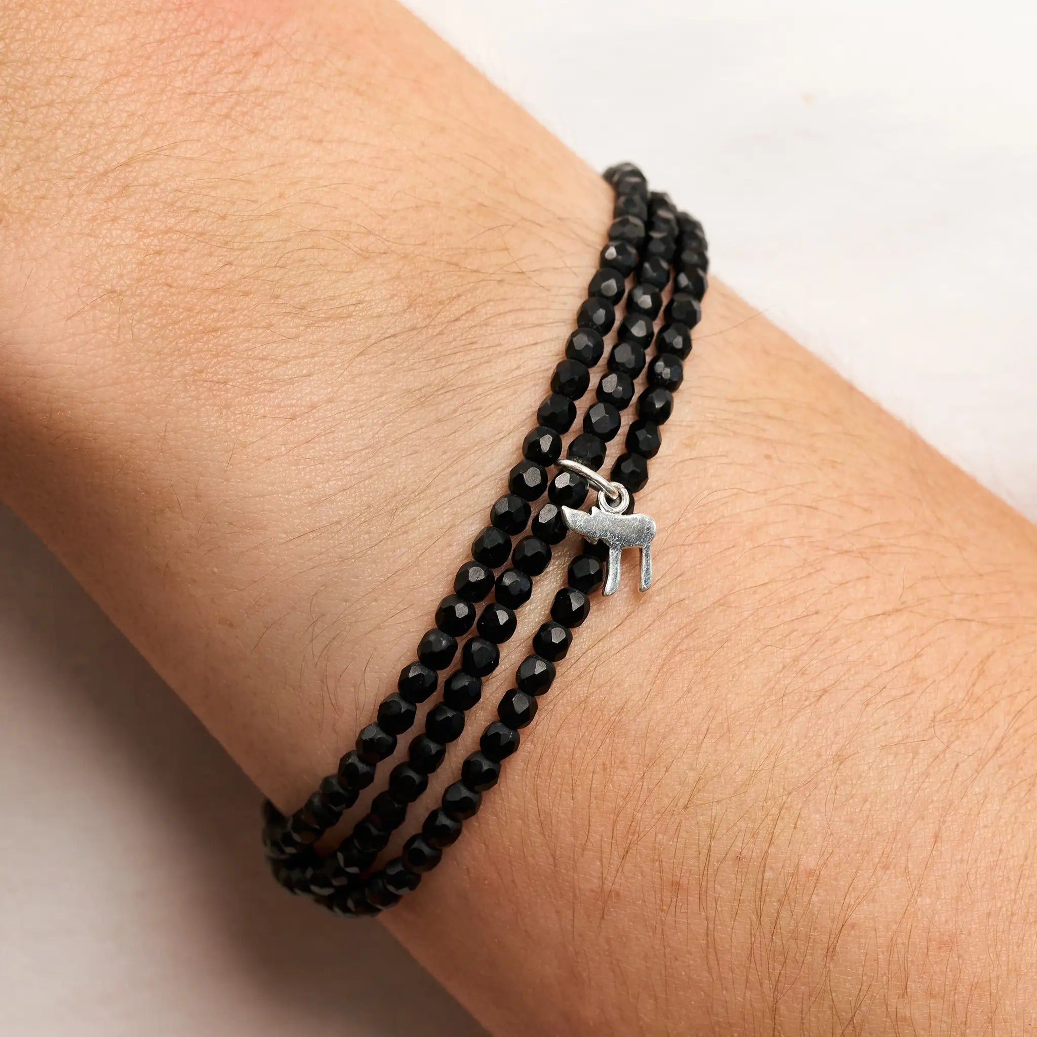 collier / bracelet HAÏ - Noir mat - Têtes Blondes