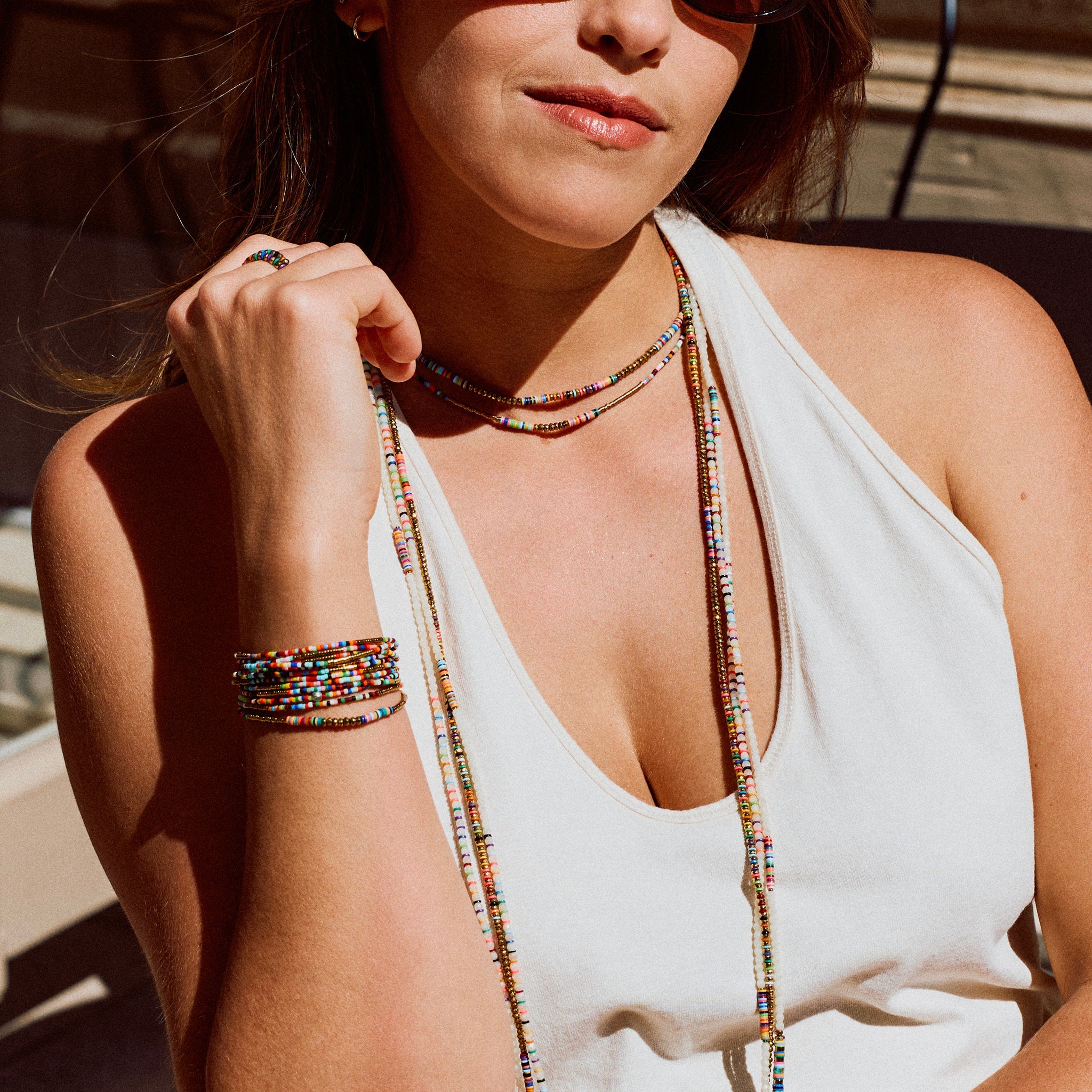 collier / bracelet HAPPY SLIM - Multico - Têtes Blondes