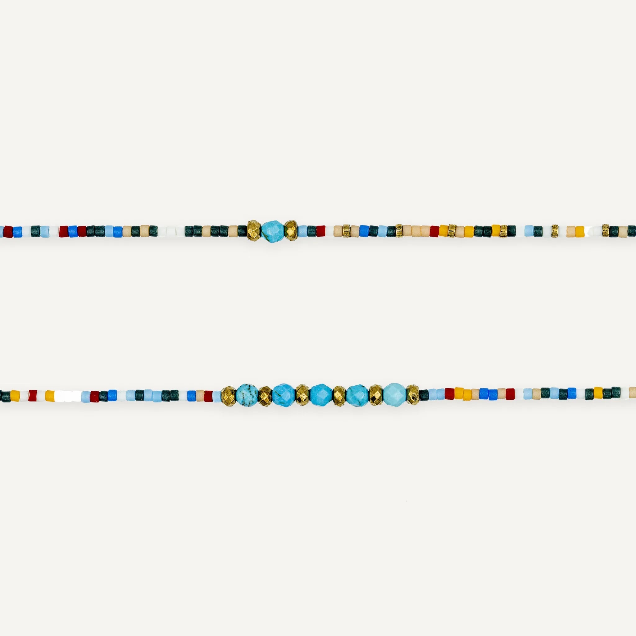 collier / bracelet HOSSEGOR SLIM 6 - Têtes Blondes