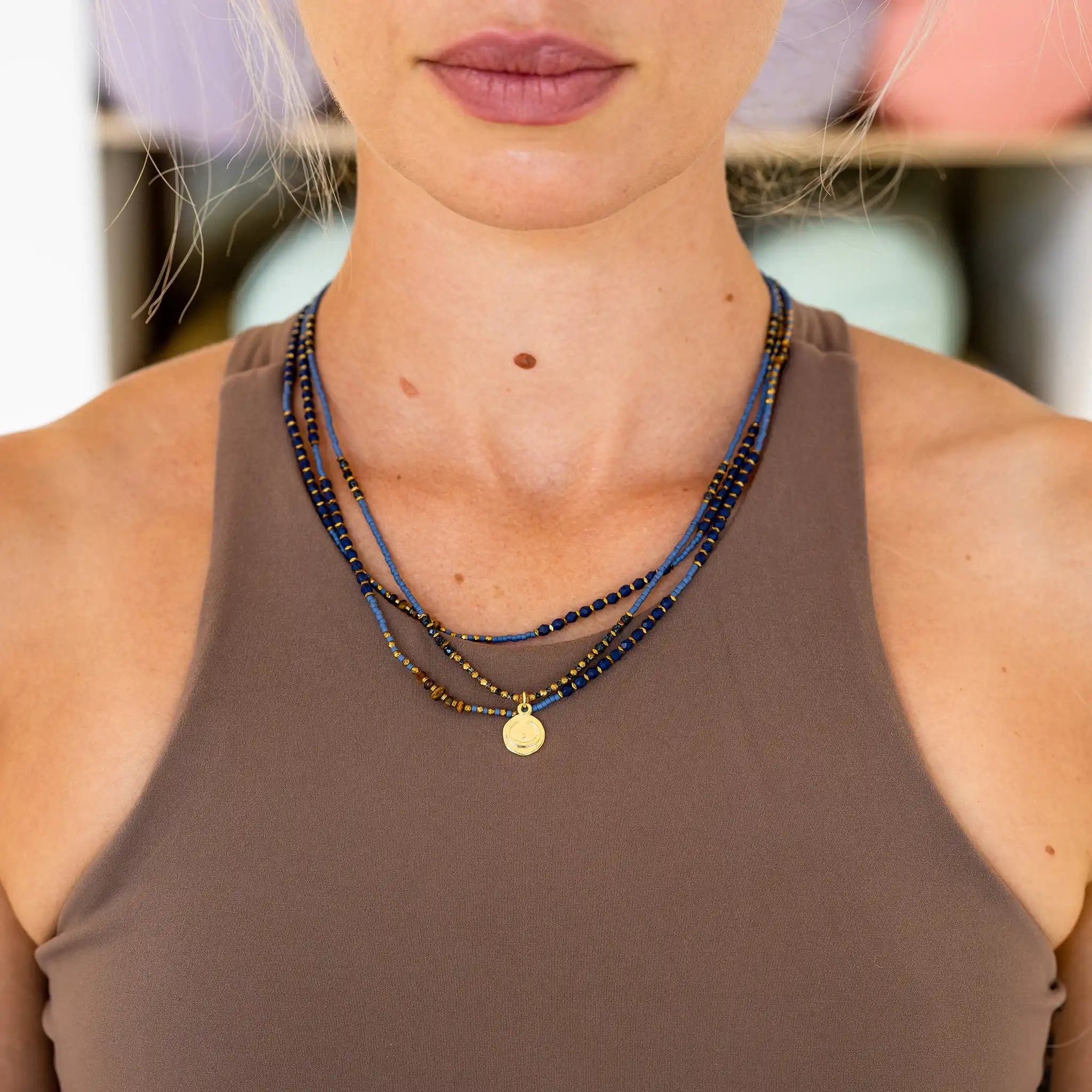 collier / bracelet INTUITION 3 - Bleu - Têtes Blondes