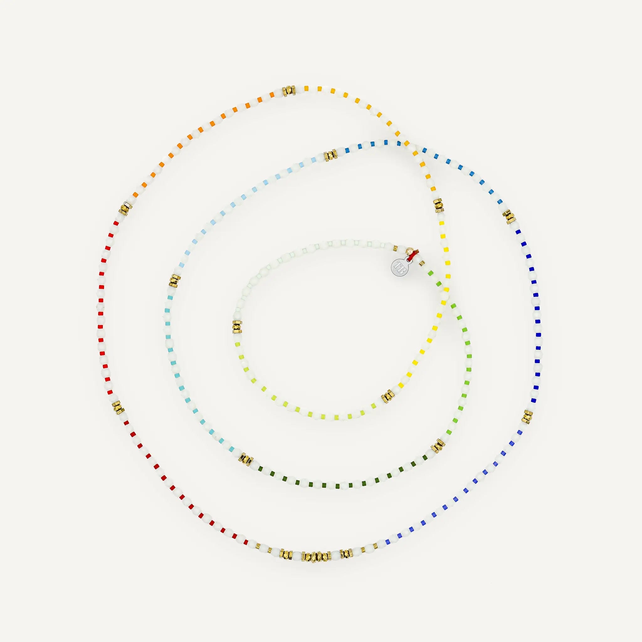 collier / bracelet IRIS 6 - Vanille - Têtes Blondes