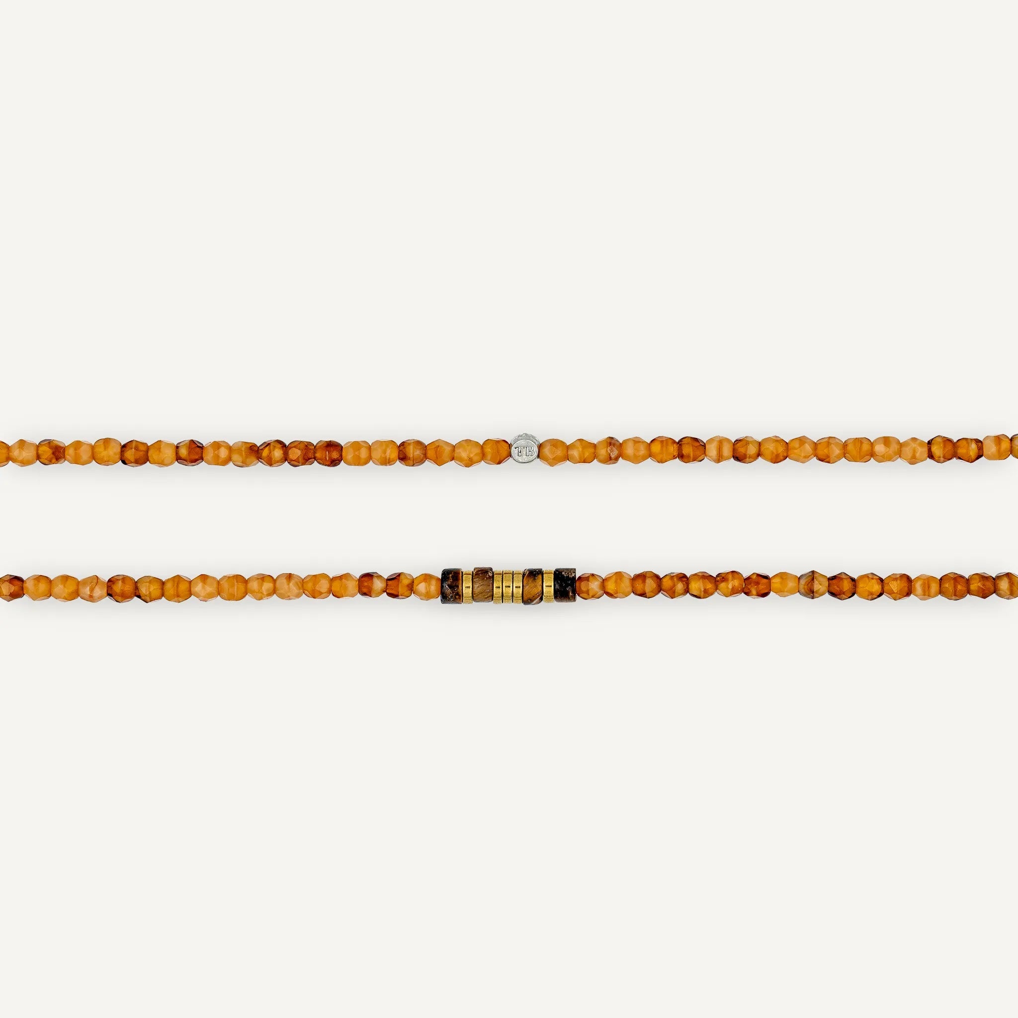 collier / bracelet JOANNA - Caramel - Têtes Blondes