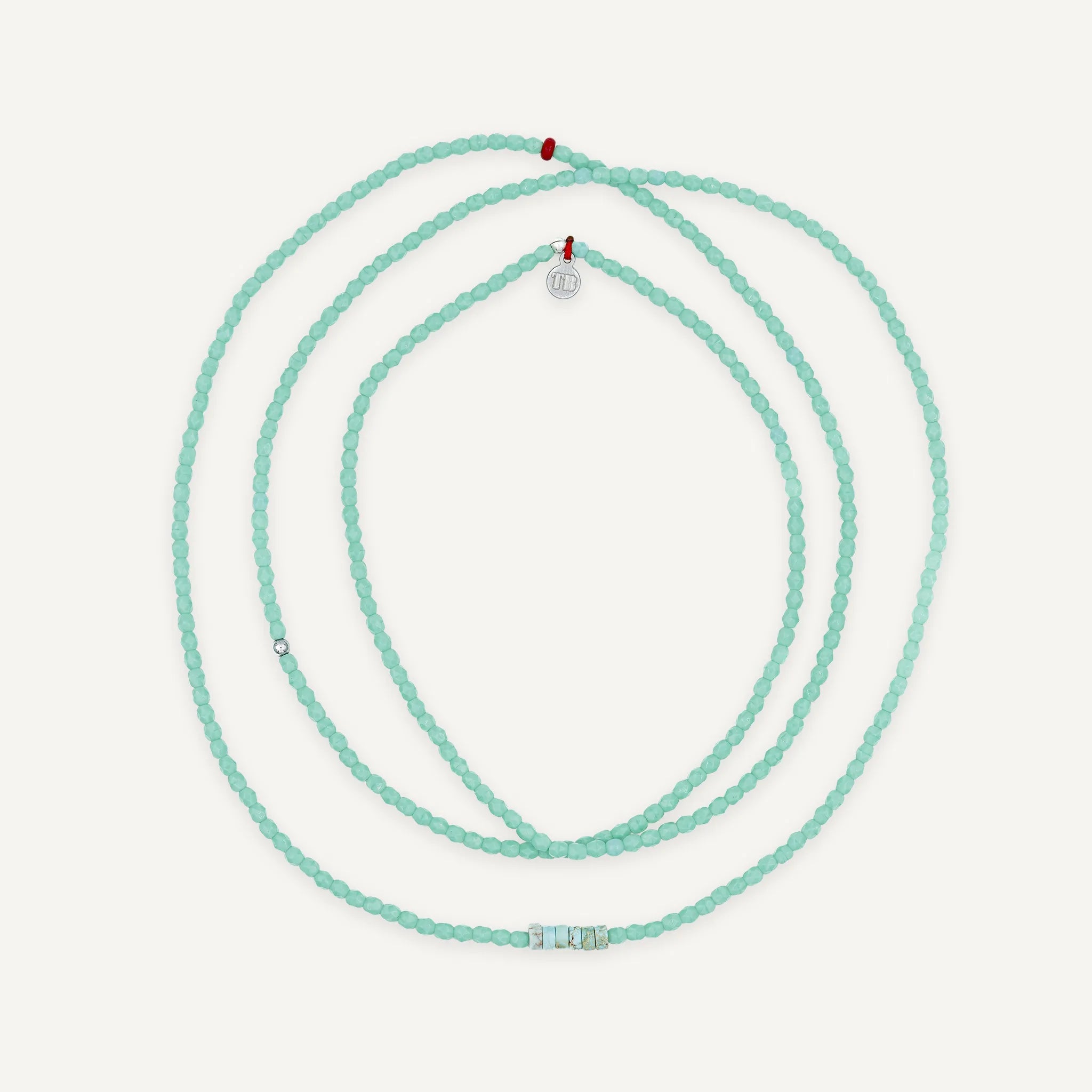 collier / bracelet JOANNA Turquoise - Têtes Blondes