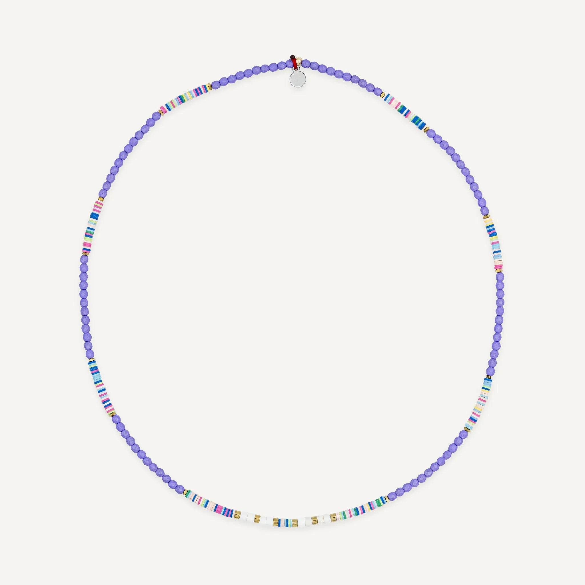 collier / bracelet JULIETTA Pastel Gold Purple - Têtes Blondes