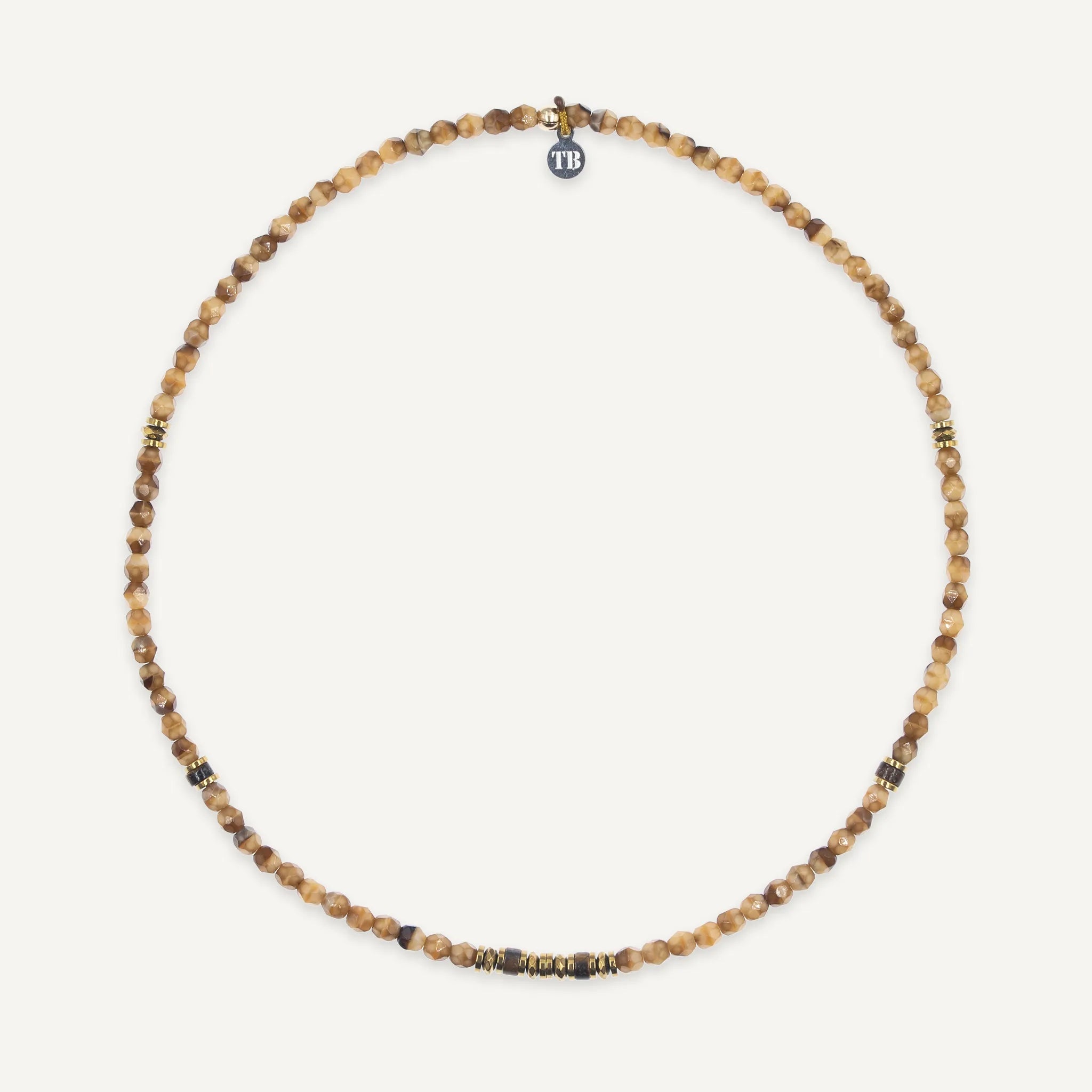 collier / bracelet KELLY GOLD - Caramel - Têtes Blondes