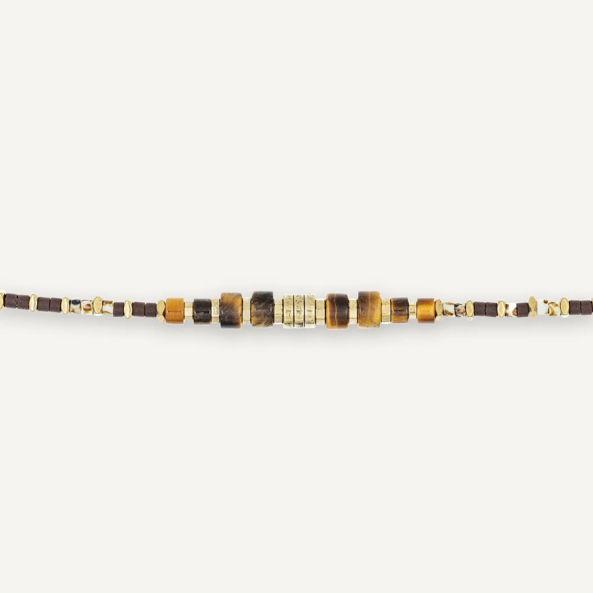 collier / bracelet LEOPARD Slim 3 - Têtes Blondes