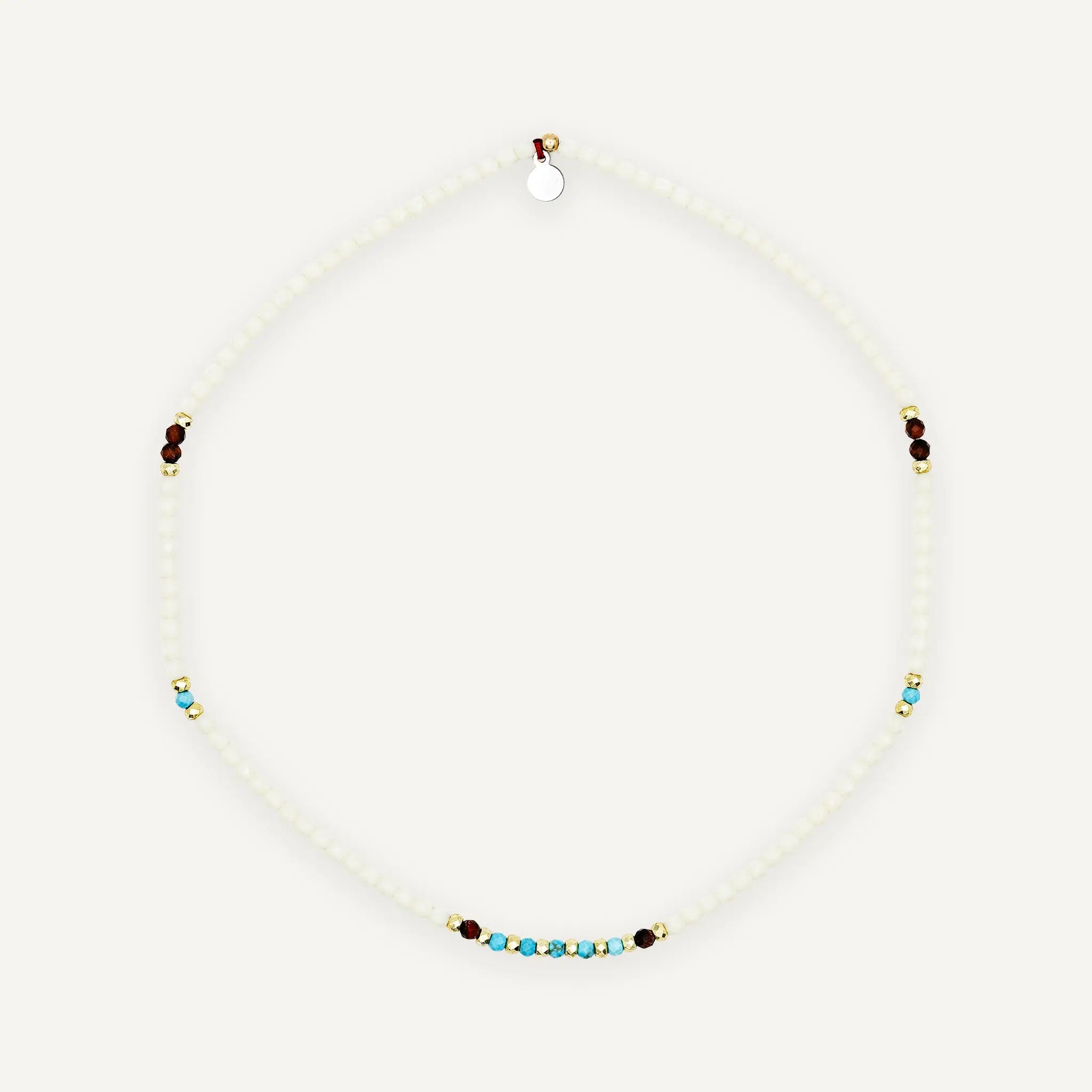 collier / bracelet Lina - Vanille - Têtes Blondes