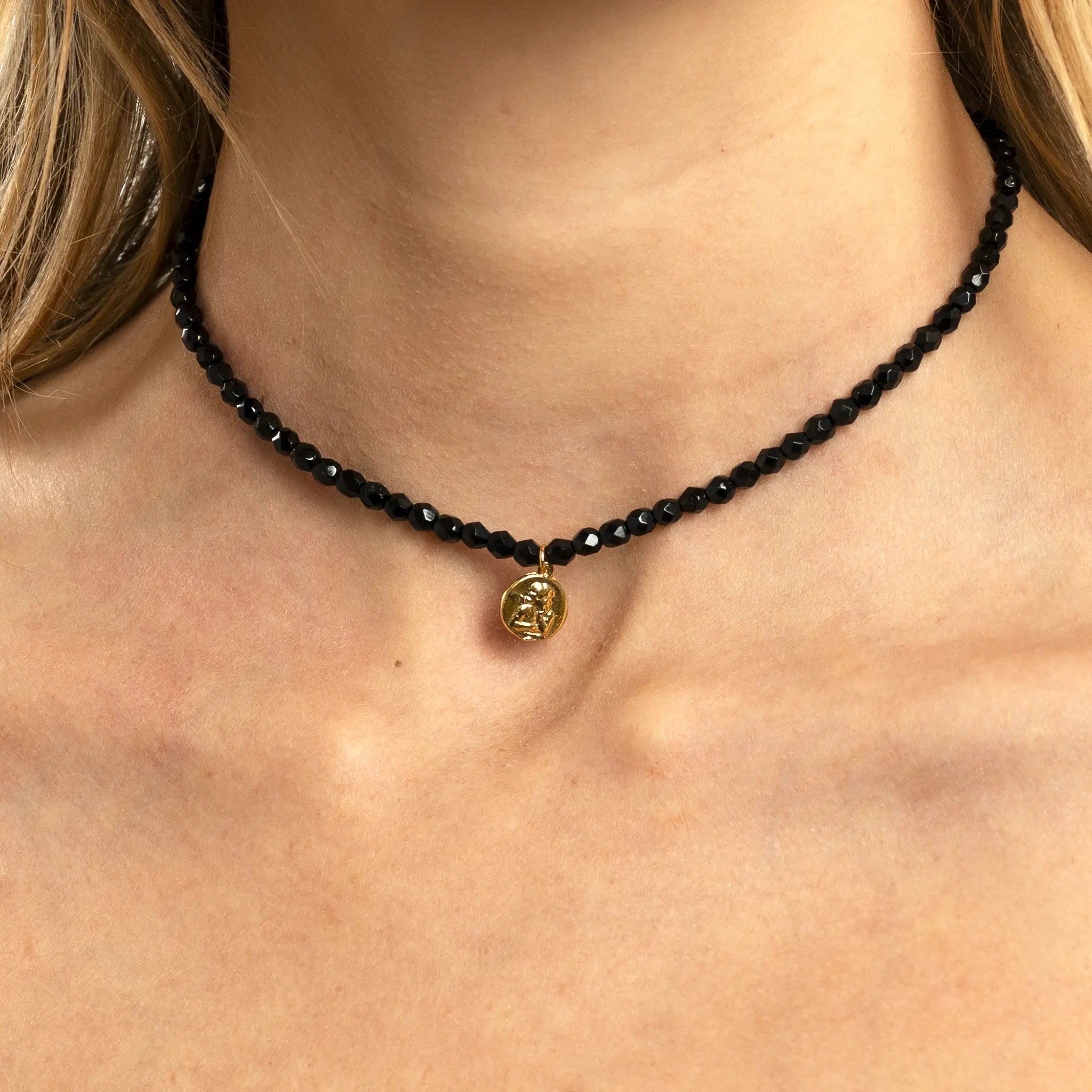 collier / bracelet LITTLE RAPHAËL Noir - Têtes Blondes