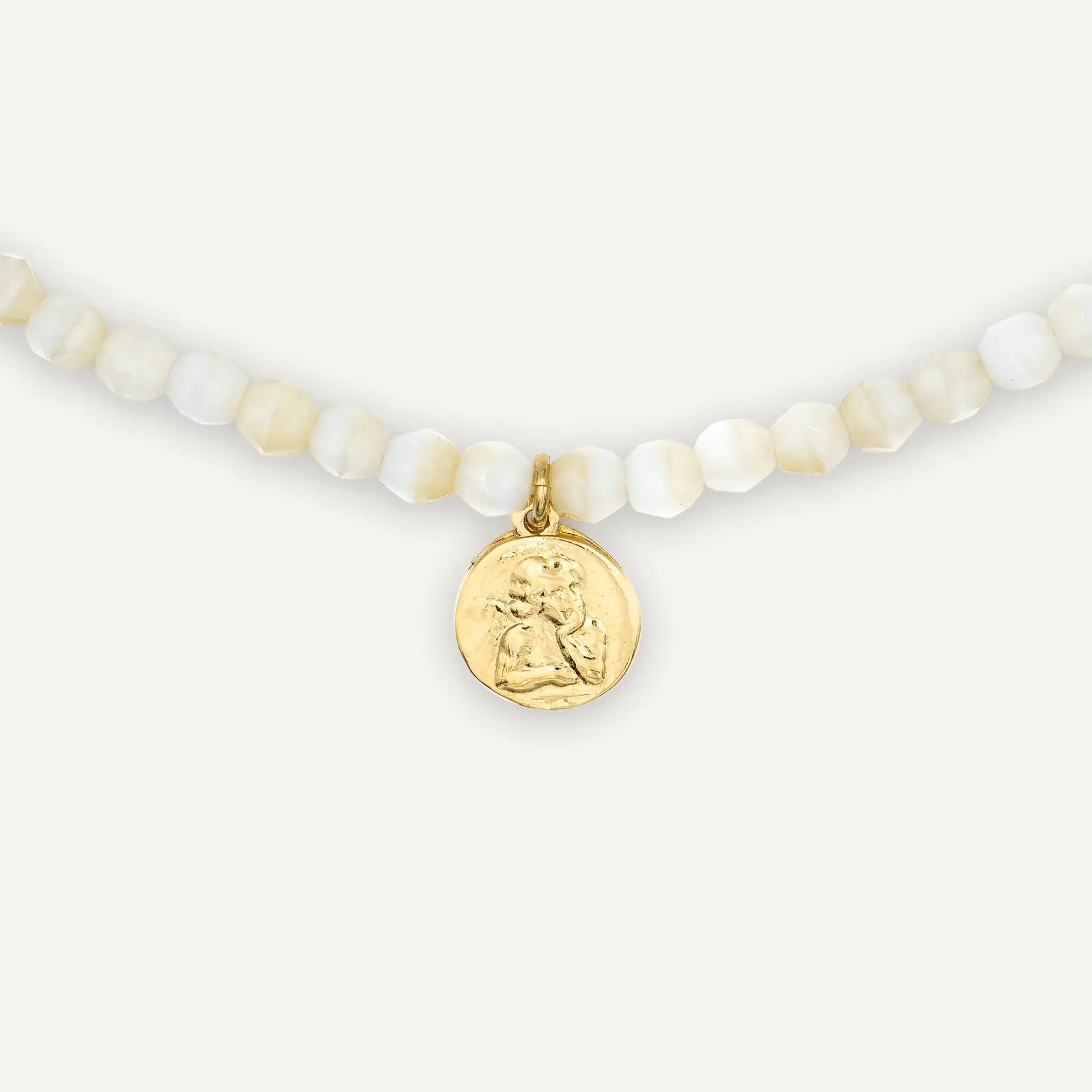 collier / bracelet LITTLE RAPHAËL - Vanille - Têtes Blondes