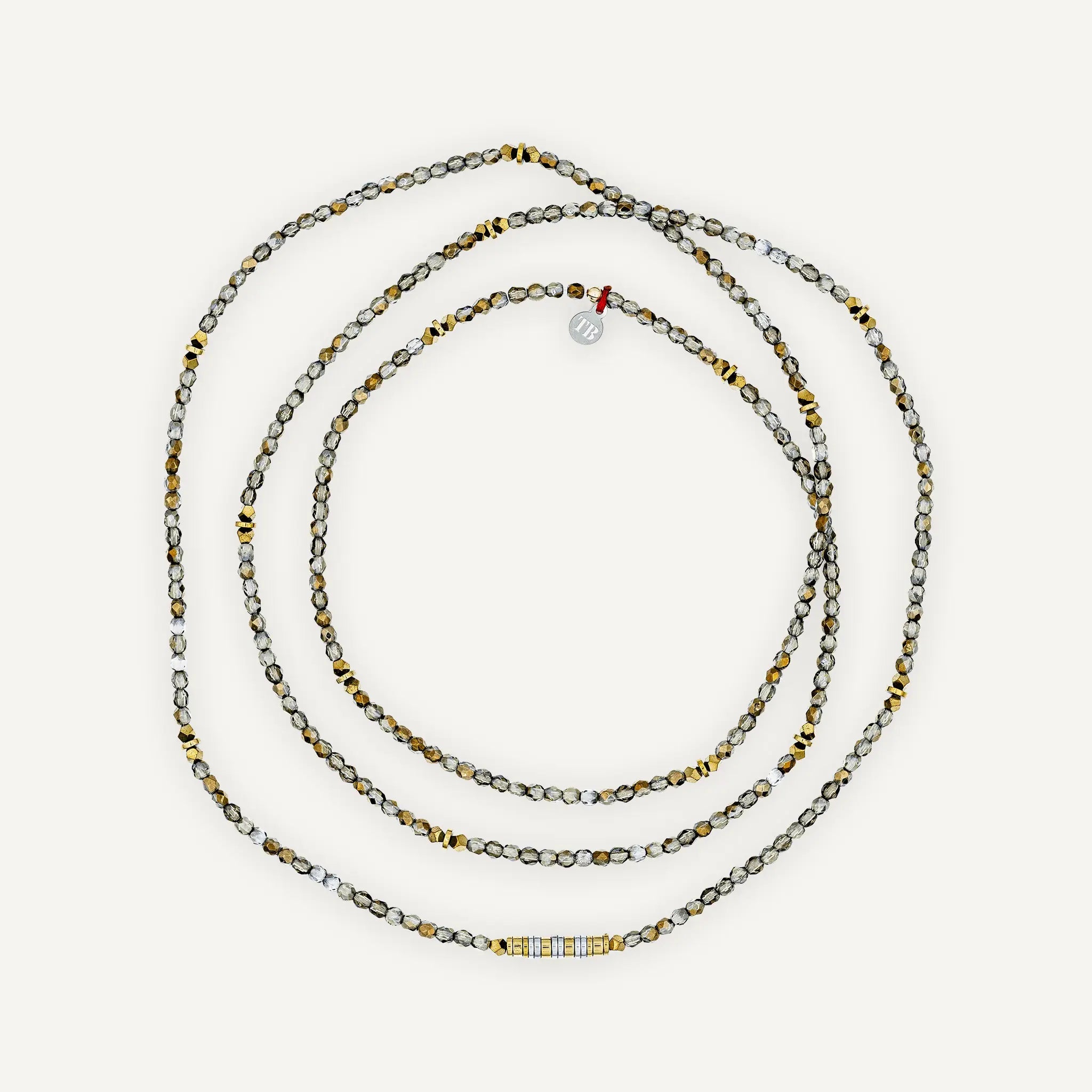 collier / bracelet LIZBETH Black Diamond - Têtes Blondes