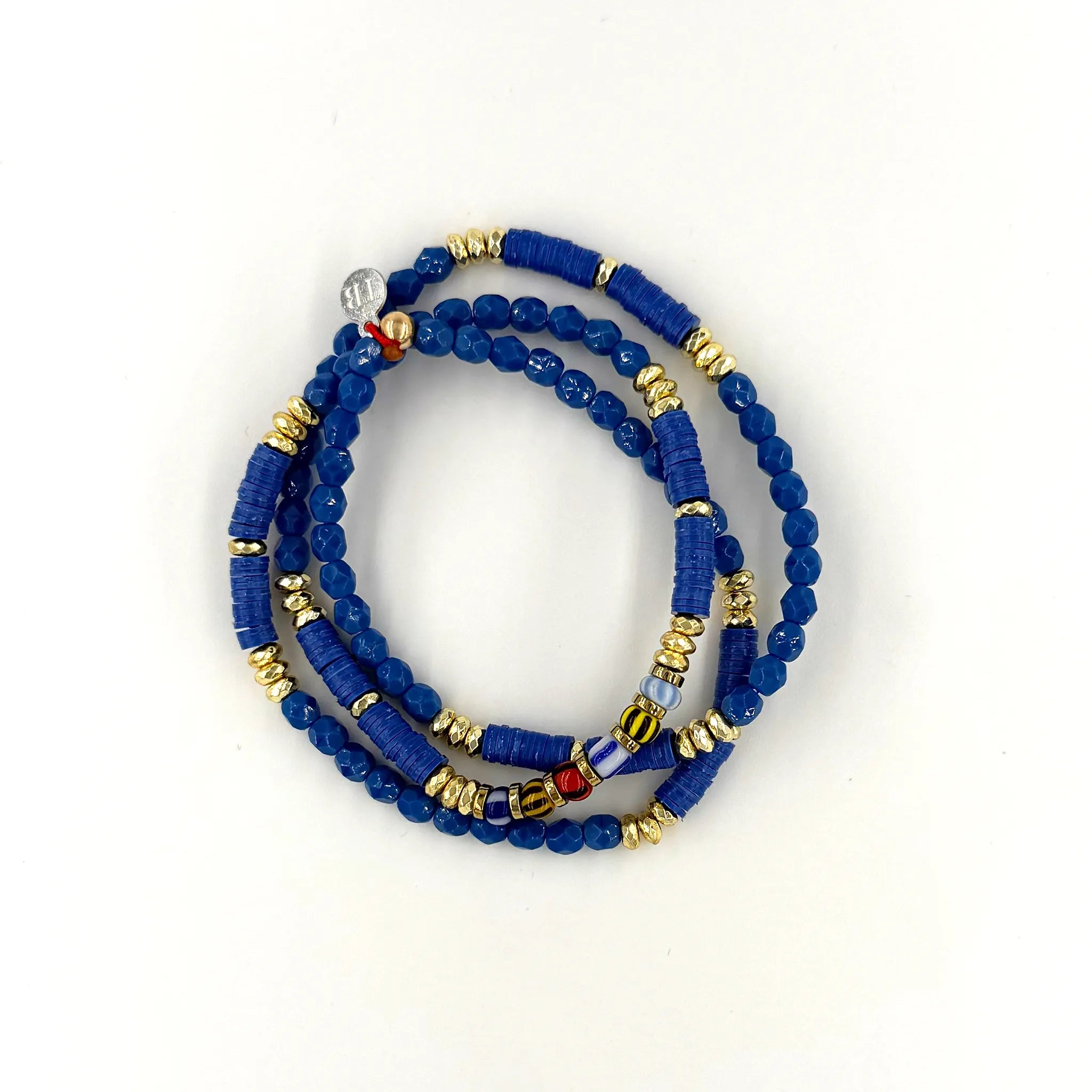 collier / bracelet LOULOU - Cobalt - Têtes Blondes