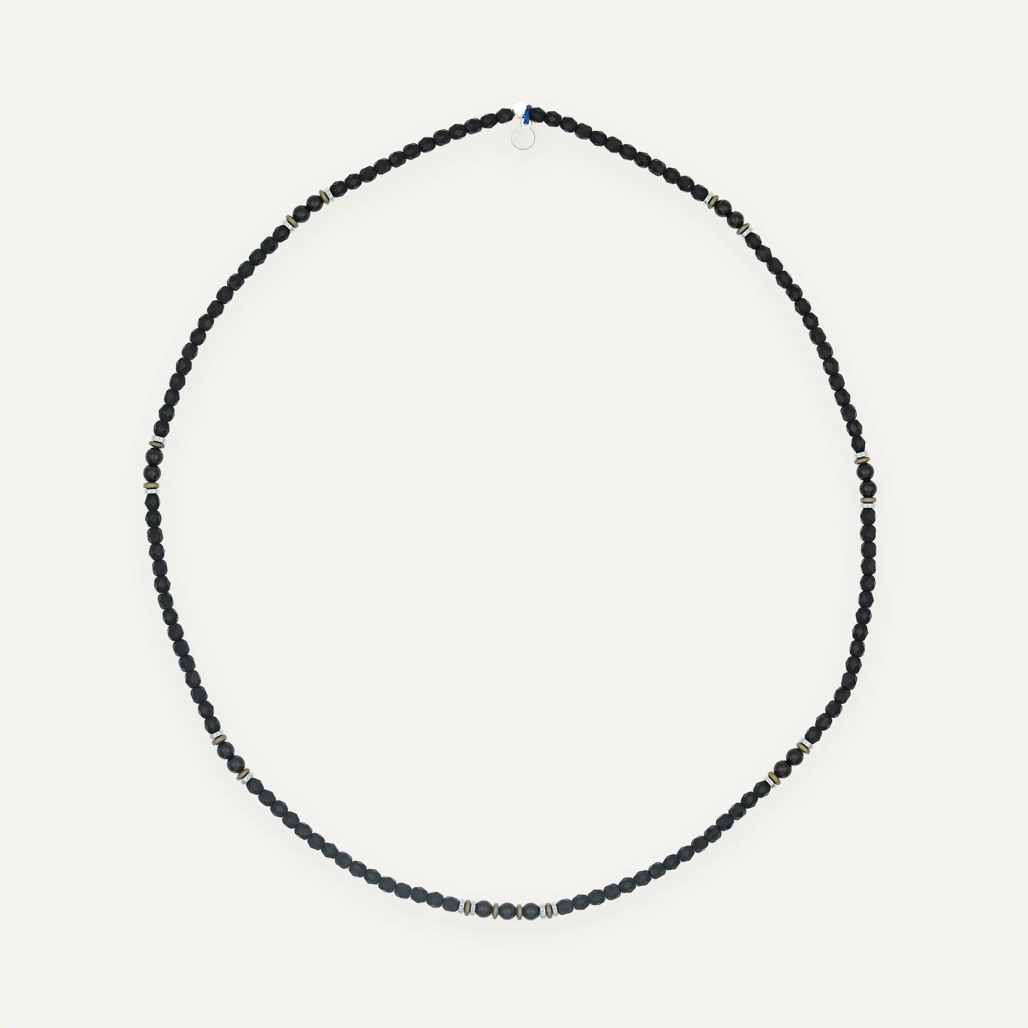 collier / bracelet MAGNETIC GENTLEMAN - Tourmaline Noire - Têtes Blondes