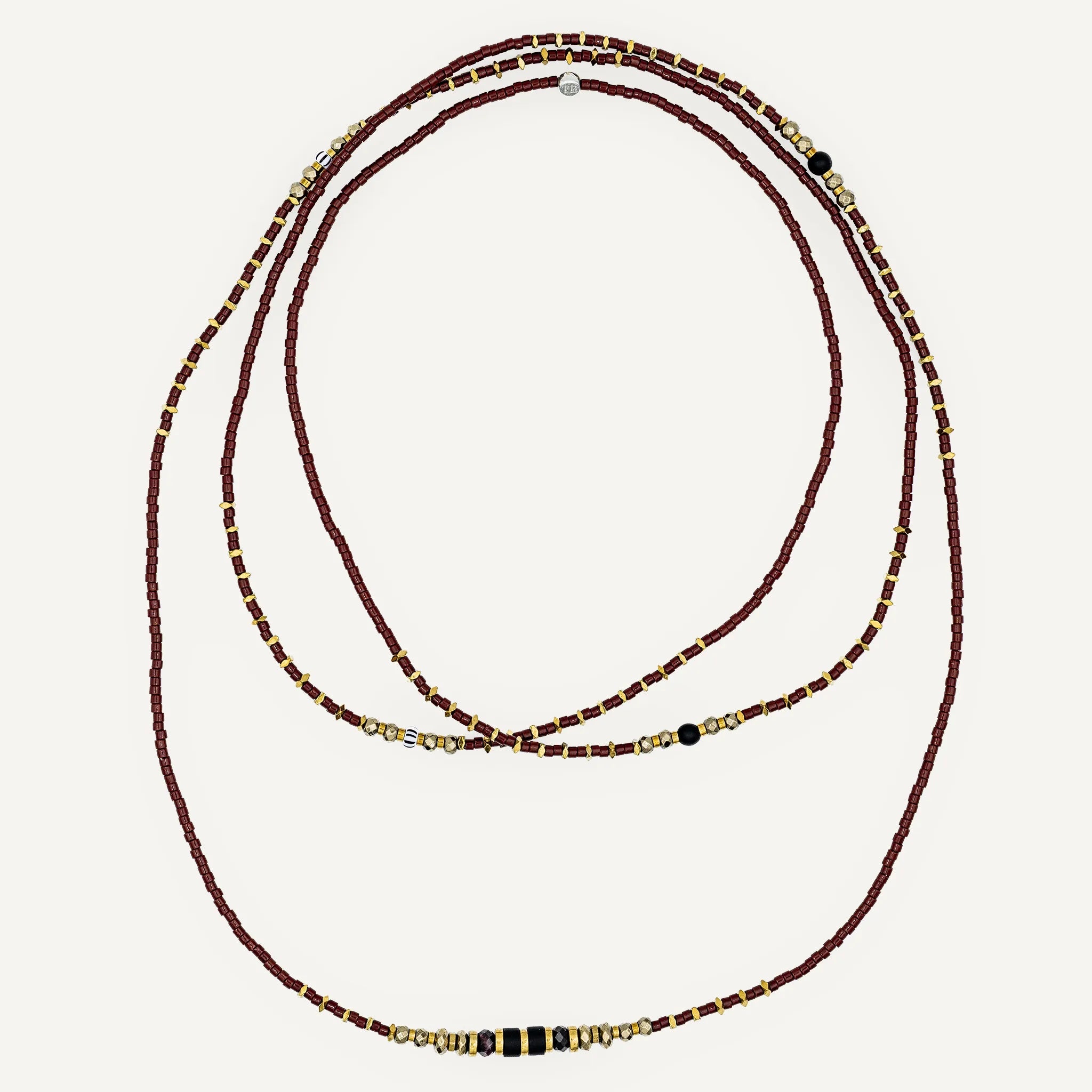 collier / bracelet MARS 6 - Bordeaux - Têtes Blondes