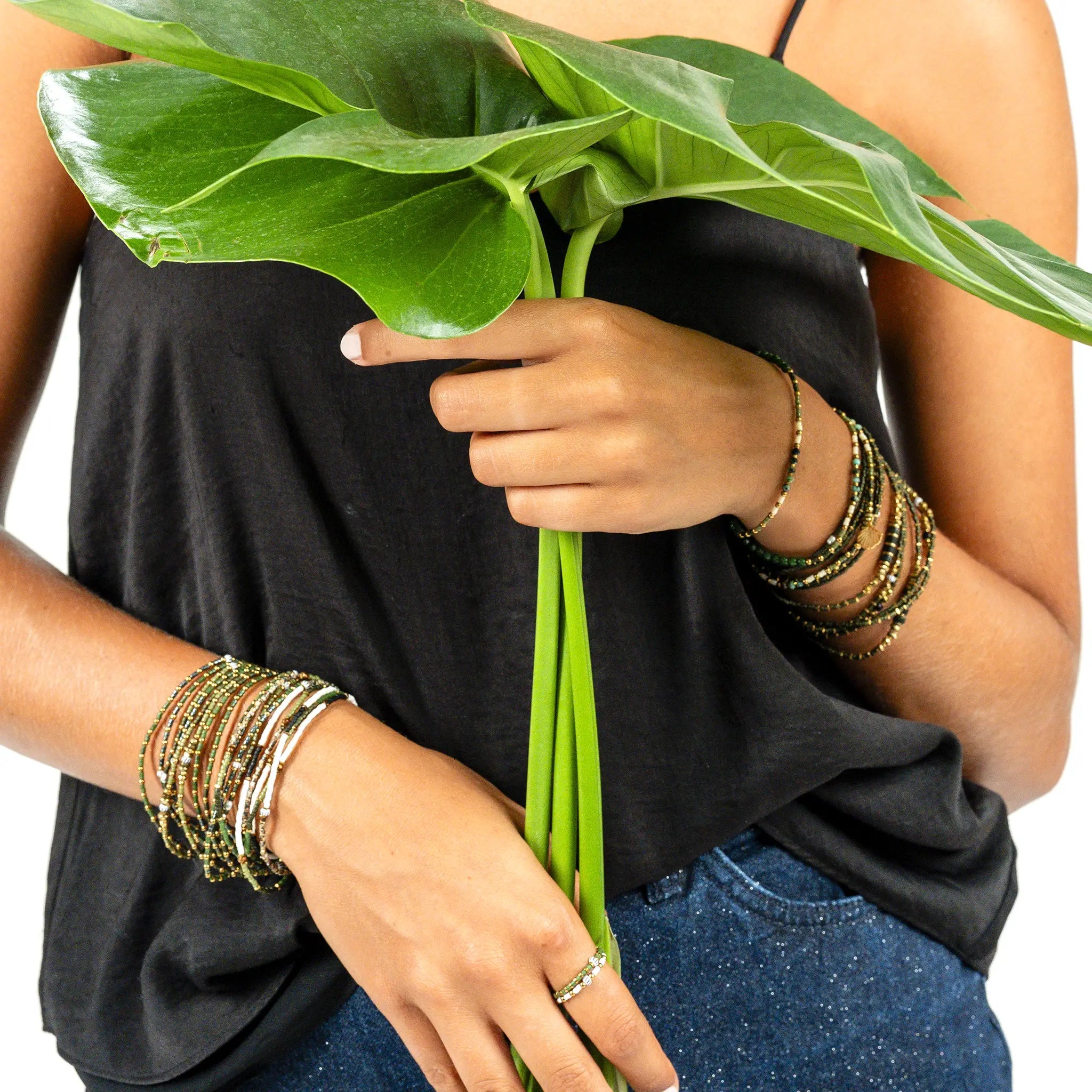 collier / bracelet MATCHA - Têtes Blondes