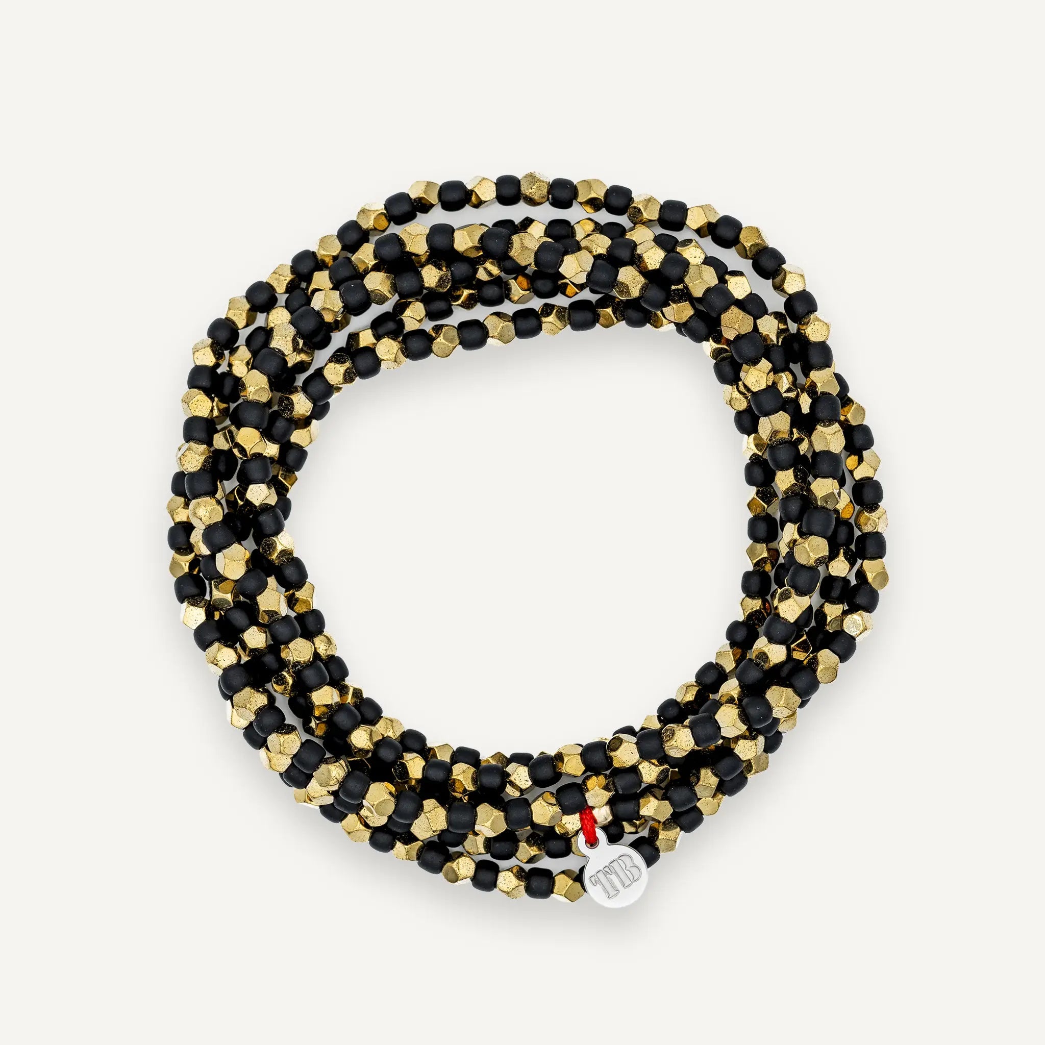 collier / bracelet MAX GOLD - Noir - Têtes Blondes