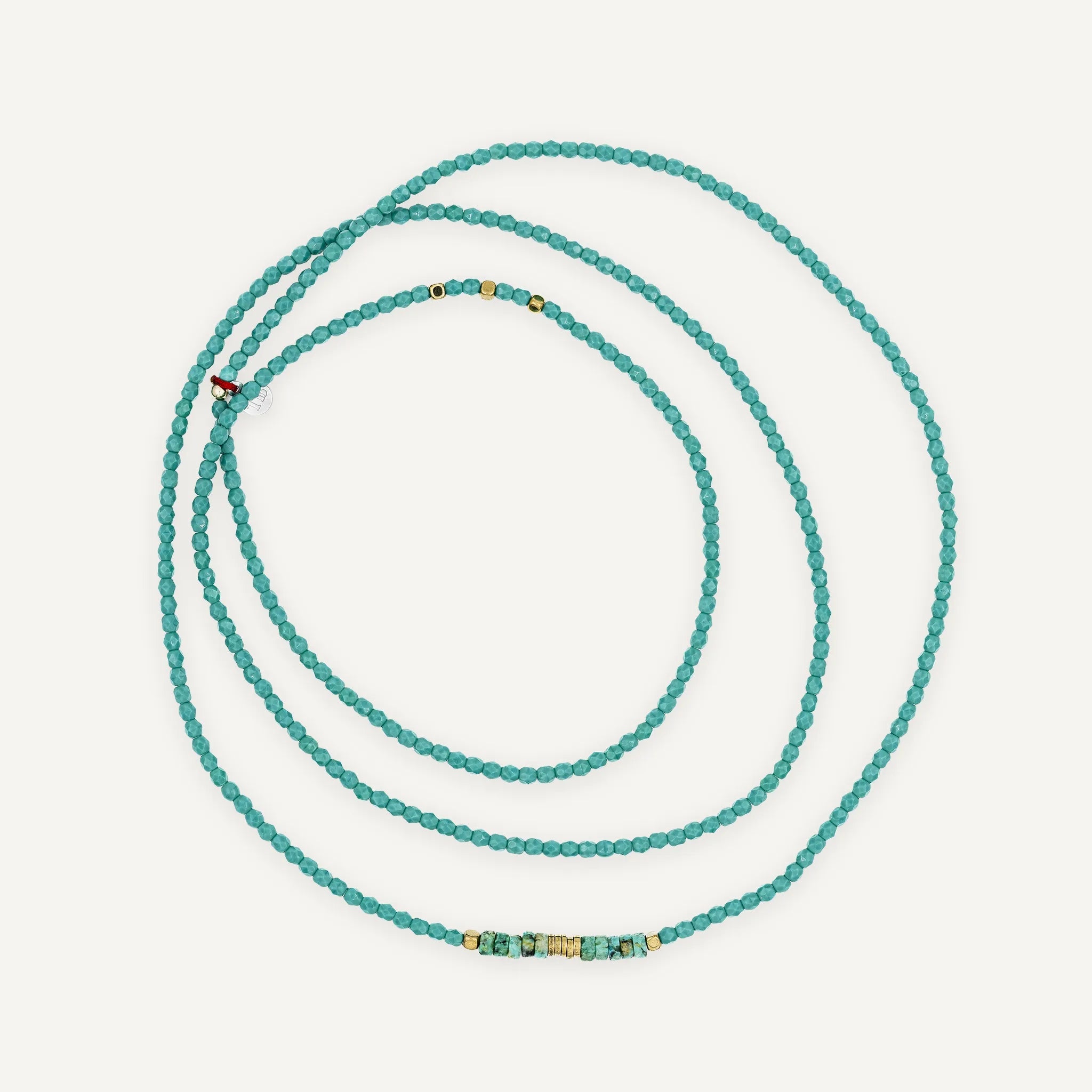 collier / bracelet NADÈGE Turquoise Persian - Têtes Blondes