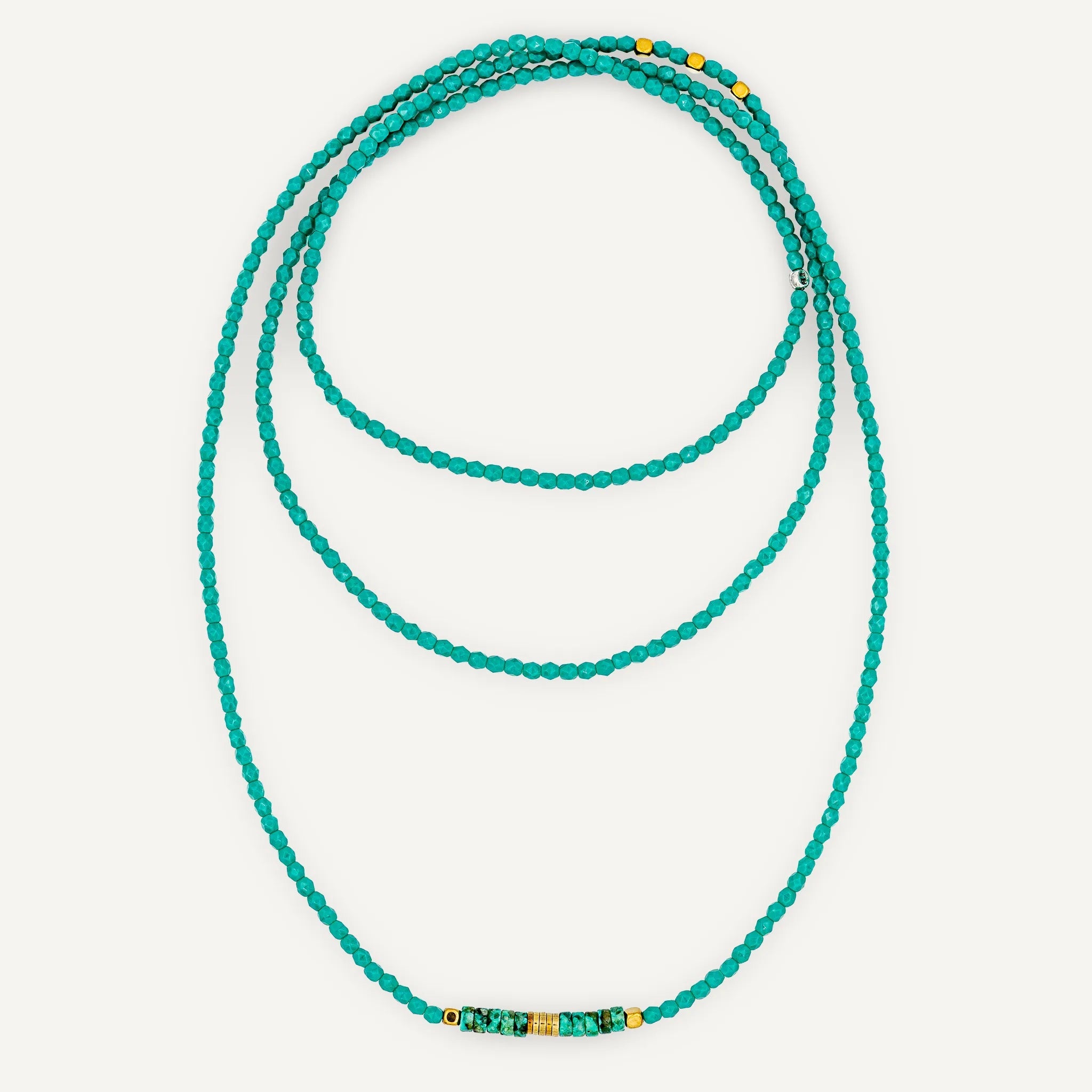 collier / bracelet NADÈGE Turquoise Persian - Têtes Blondes
