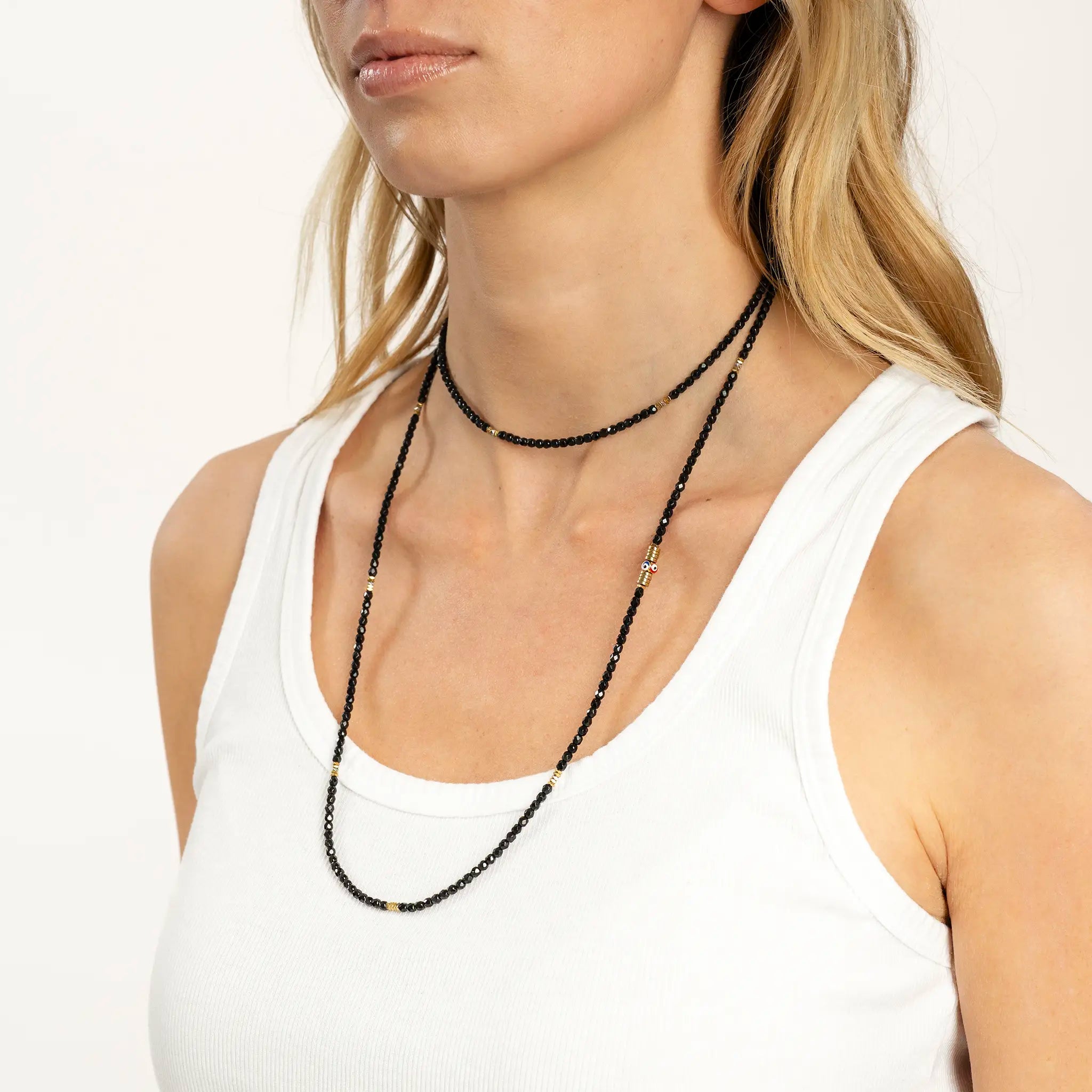 collier / bracelet NAZAR Noir - Têtes Blondes