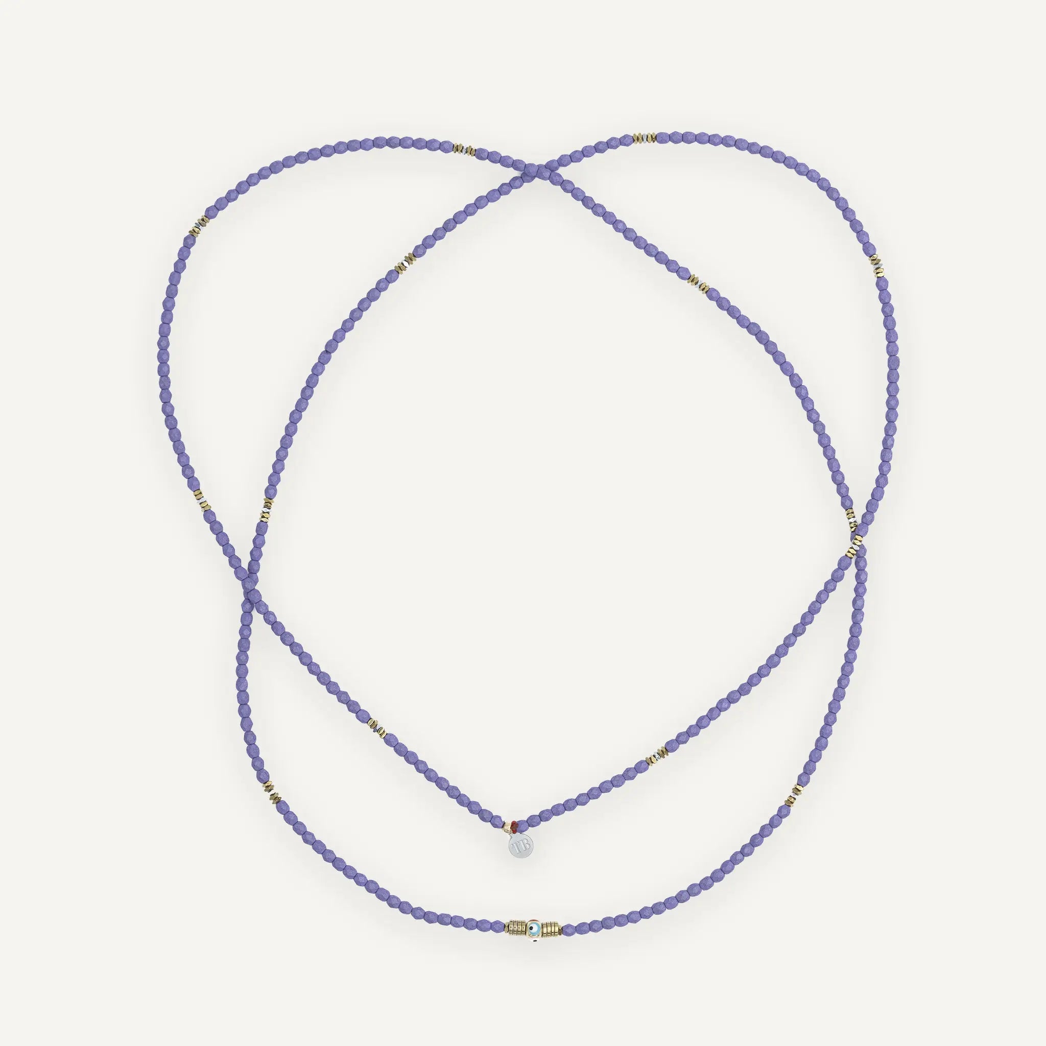 collier / bracelet NAZAR Purple Mat 6 - Têtes Blondes