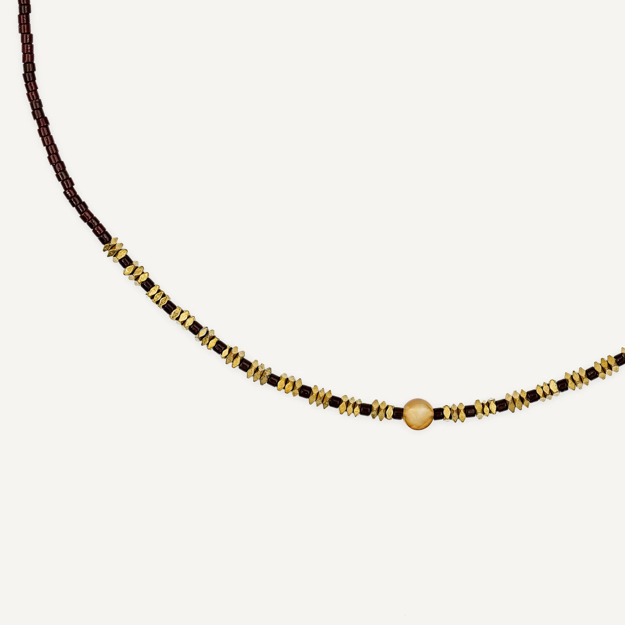 collier / bracelet NEW ALICIA - Chocolat - Têtes Blondes