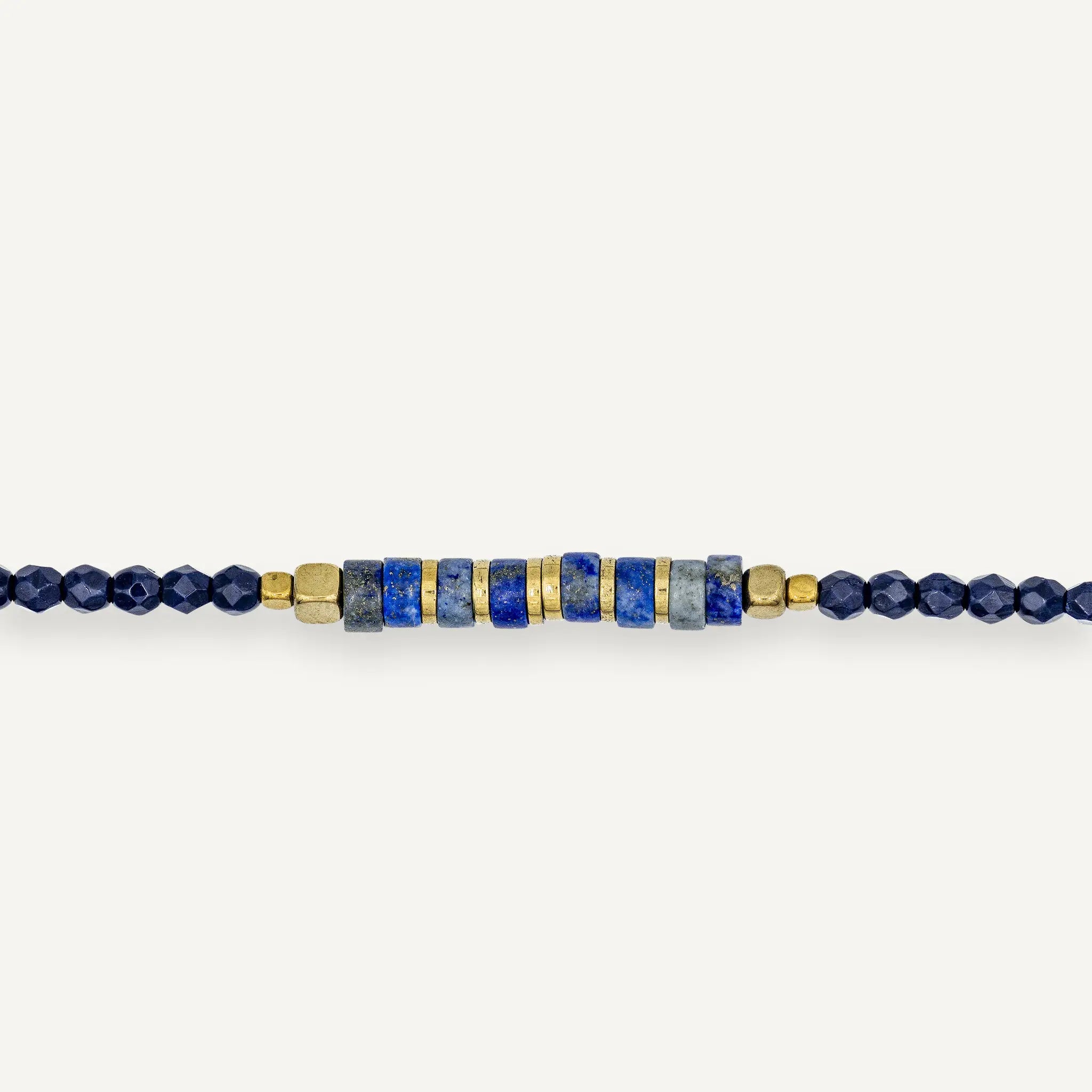 collier / bracelet NEW NADÈGE - Navy Blue - Têtes Blondes
