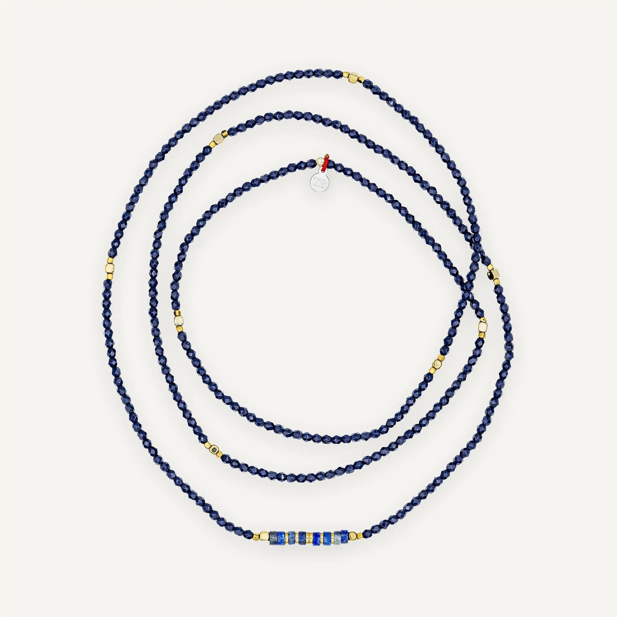 collier / bracelet NEW NADÈGE - Navy Blue - Têtes Blondes