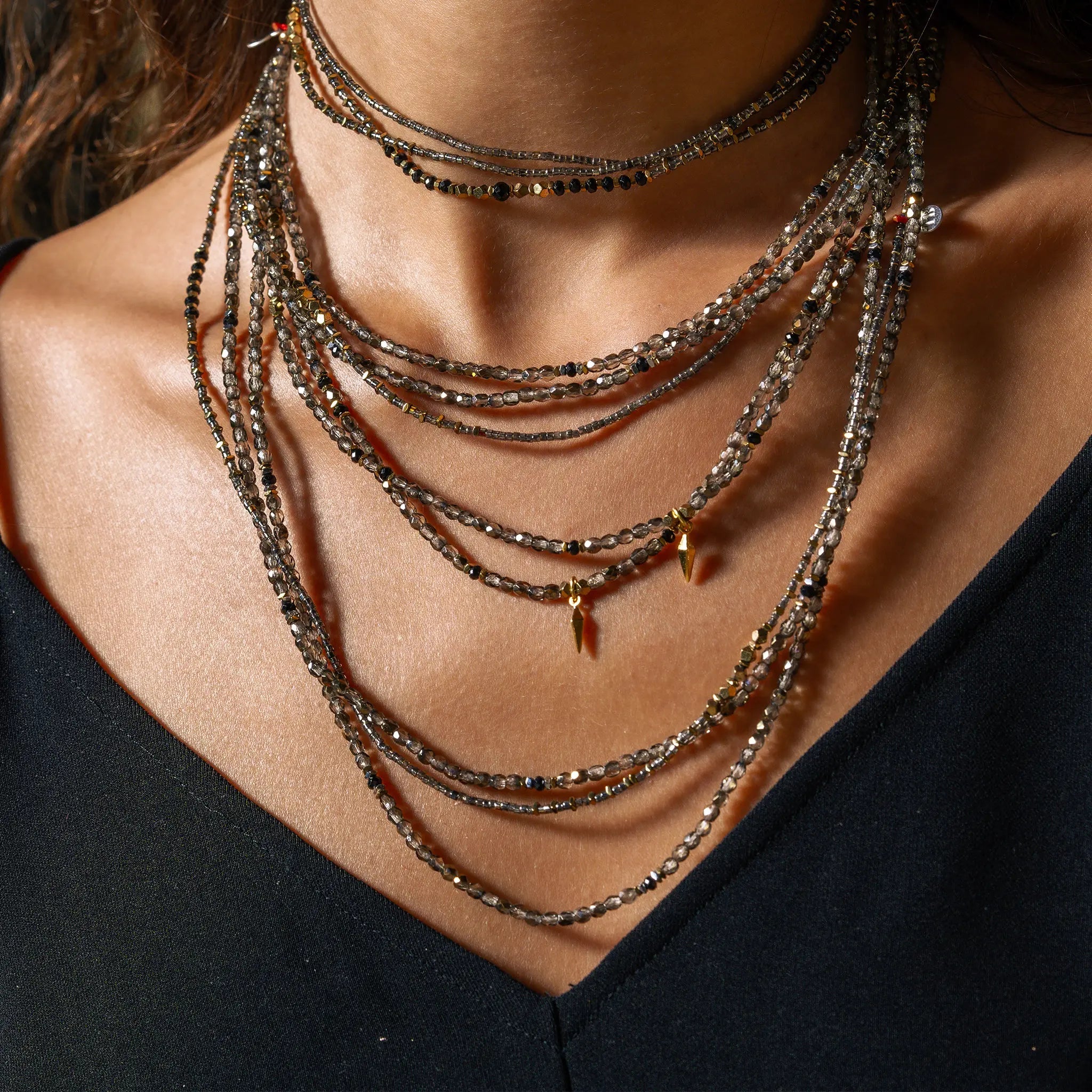 collier / bracelet NEW VIR - Quantic - Têtes Blondes