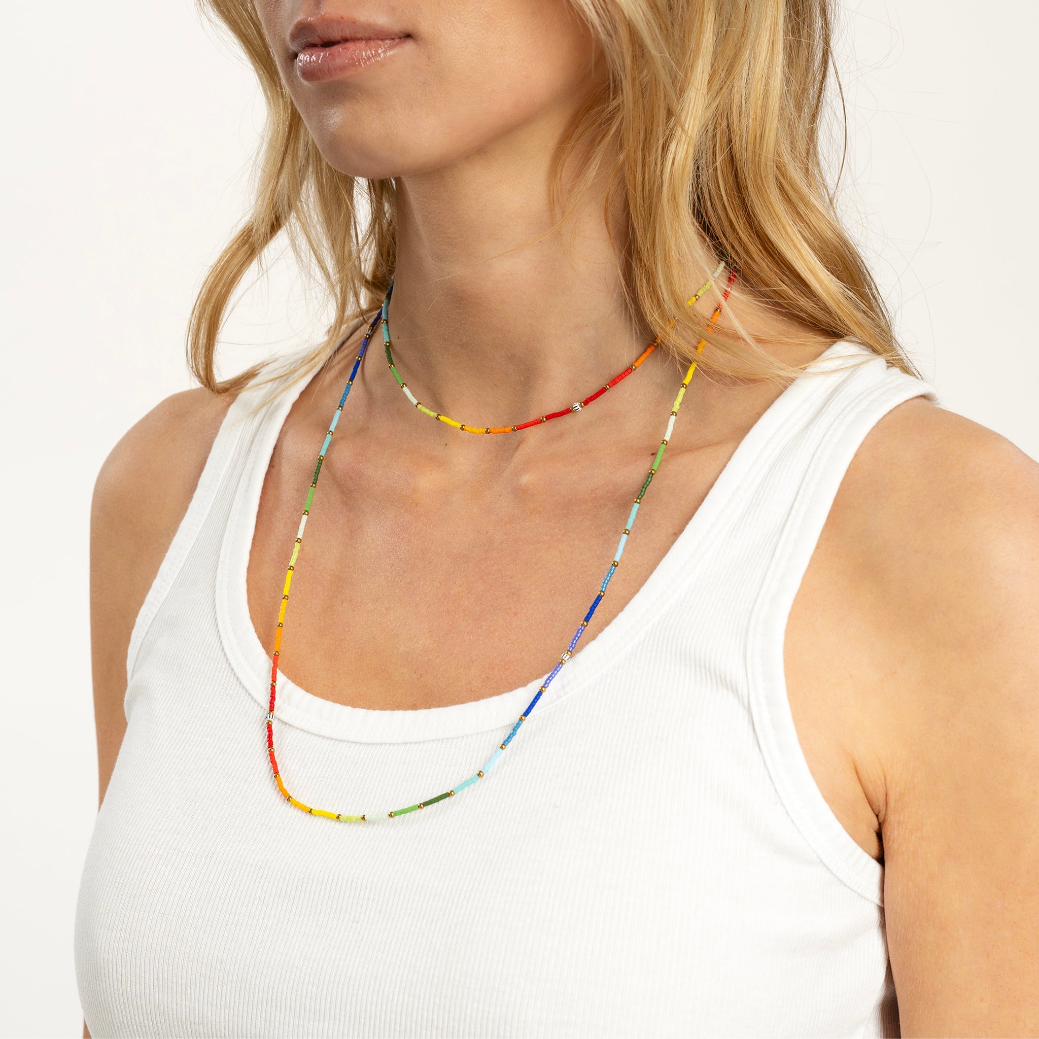 collier / bracelet NIJI 6 - Têtes Blondes