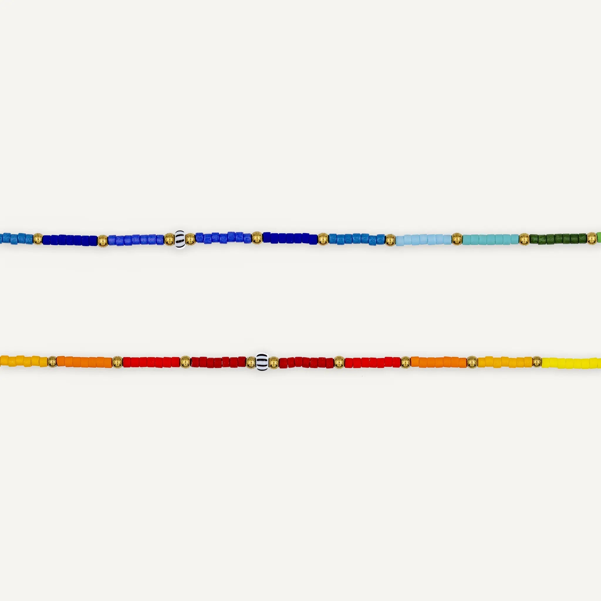 collier / bracelet NIJI 6 - Têtes Blondes