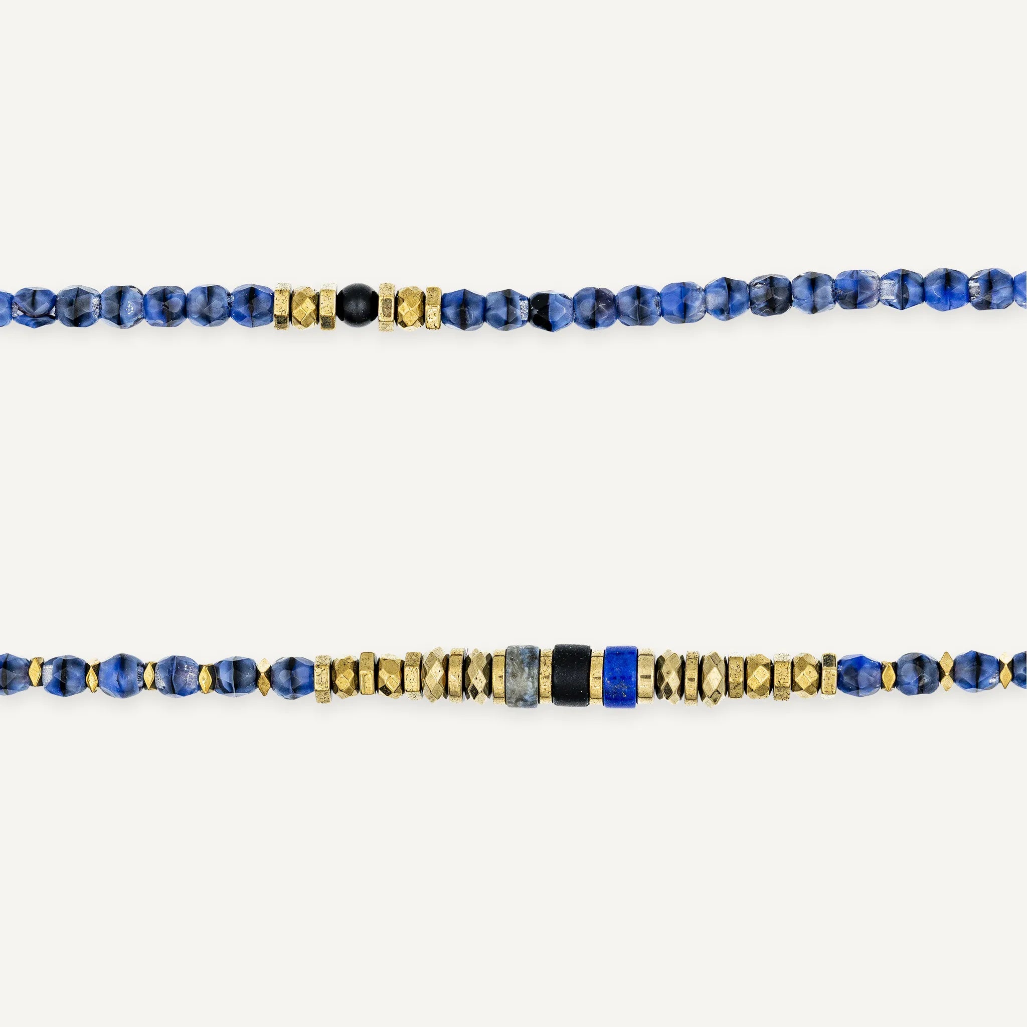 collier / bracelet OCEAN 6 - Denim - Têtes Blondes