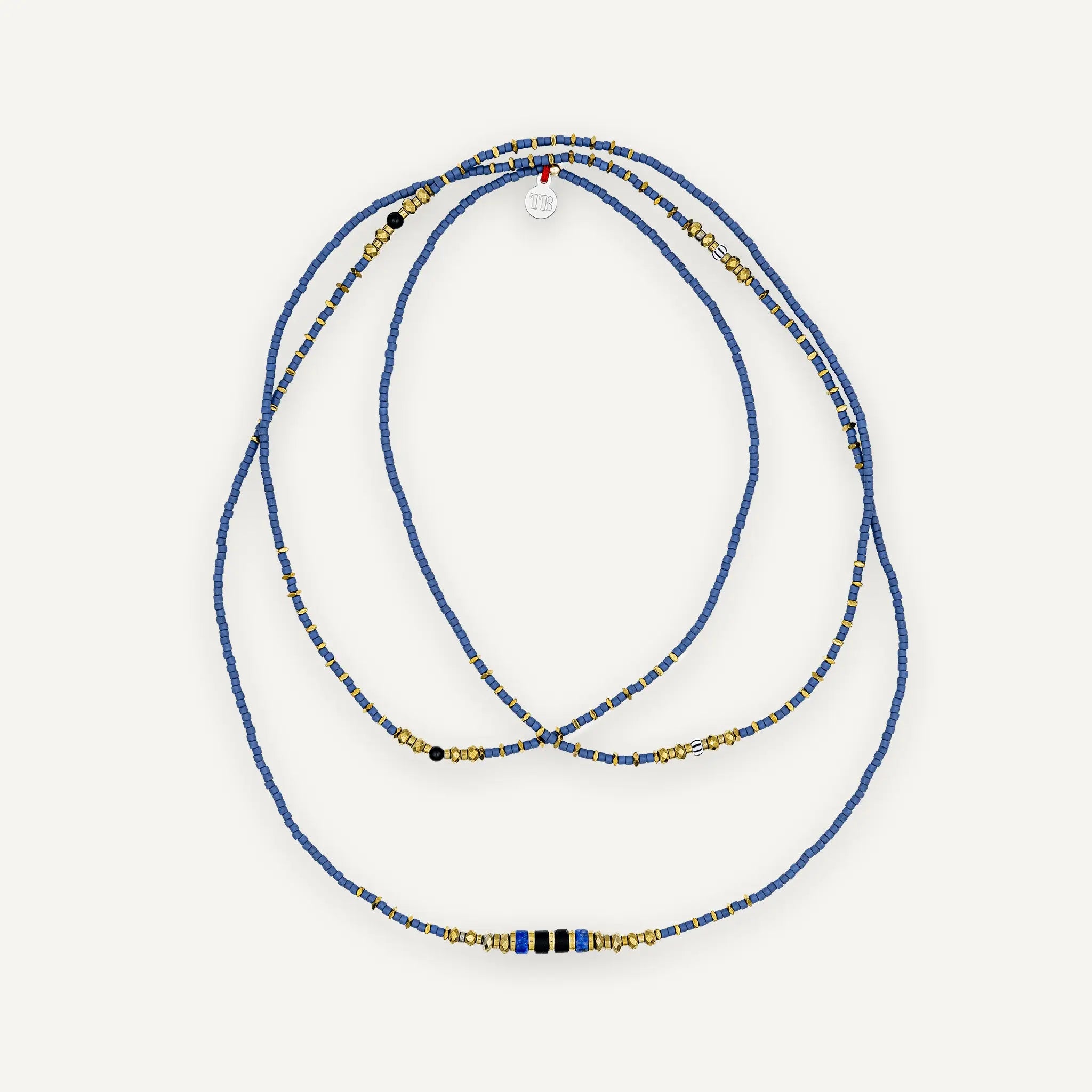collier / bracelet OCEAN 6 Slim - Bleu - Têtes Blondes