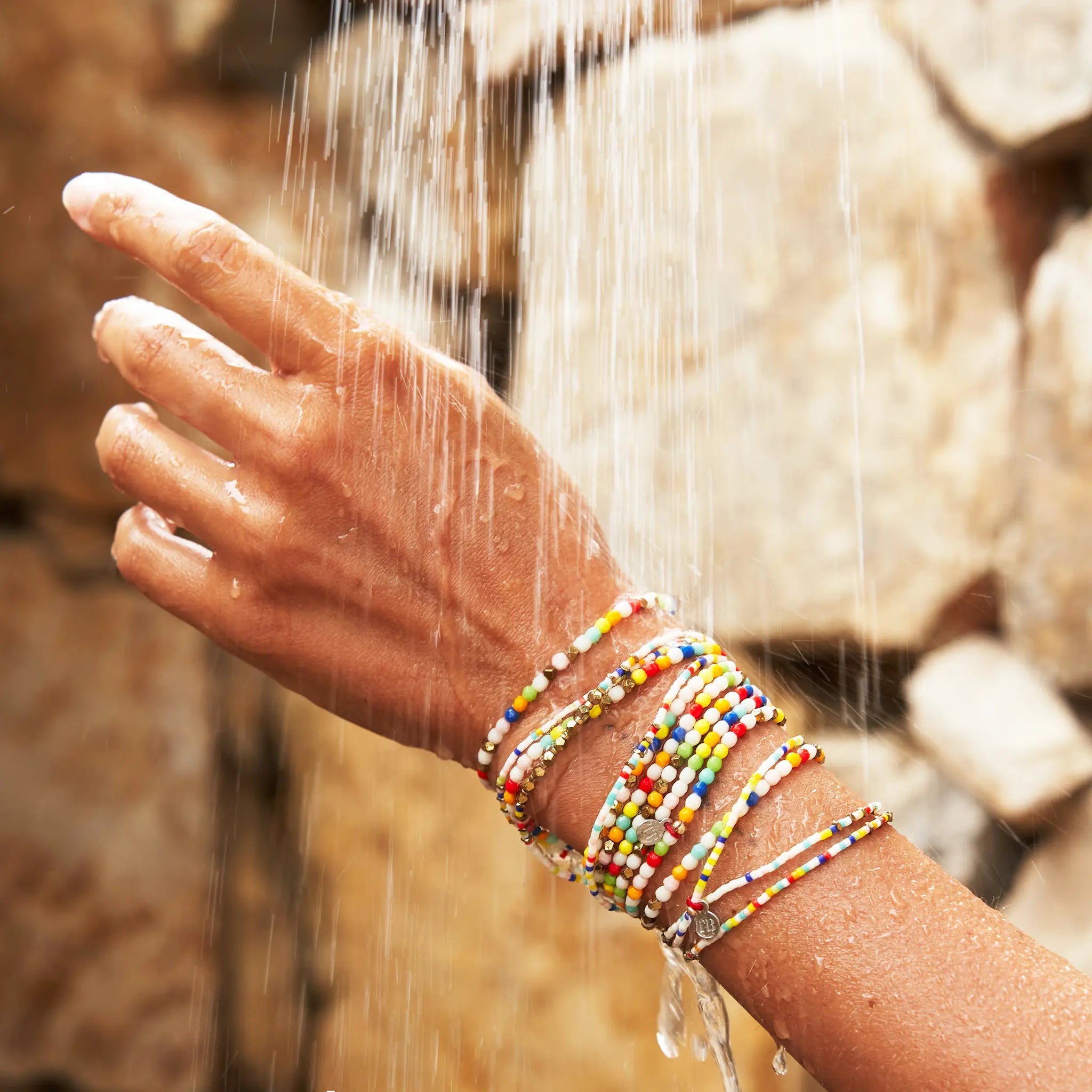 collier / bracelet PAMPELONNE SLIM 6 - Têtes Blondes