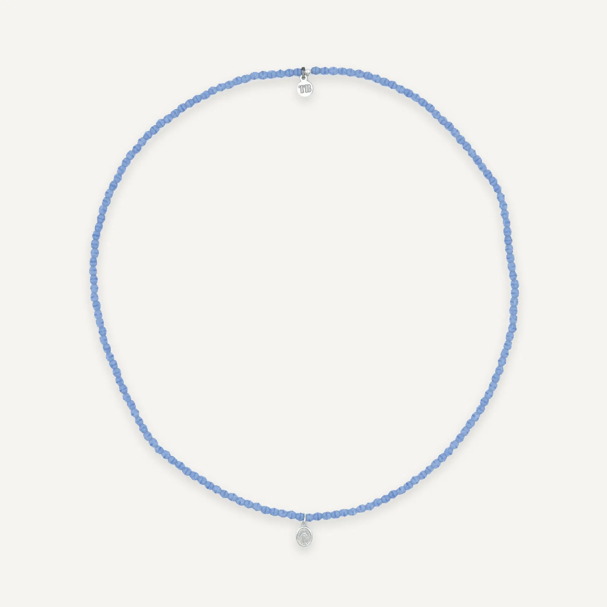 collier / bracelet PETITE MADONE Silver - Violet - Têtes Blondes