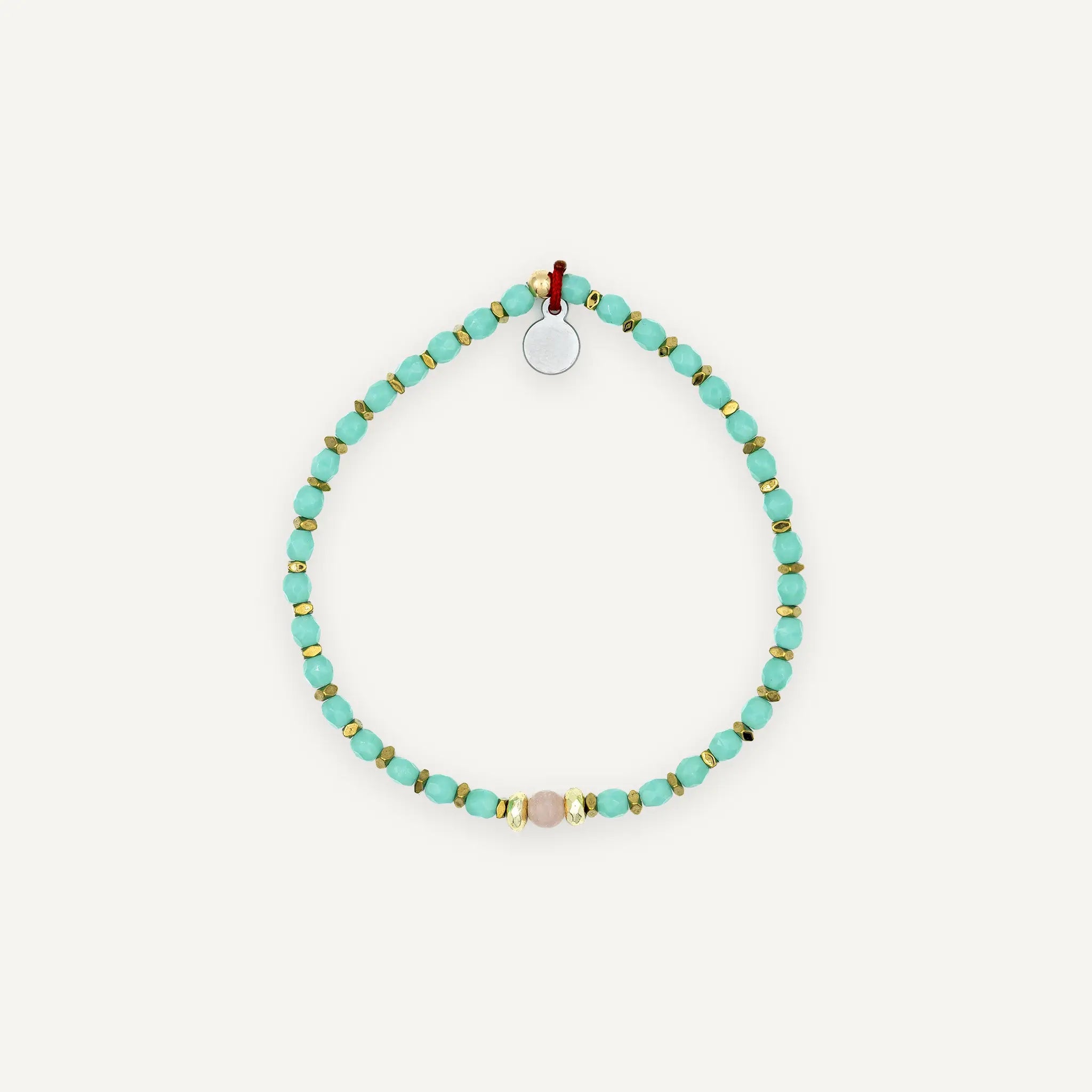 collier / bracelet PIERRE - Turquoise - Têtes Blondes