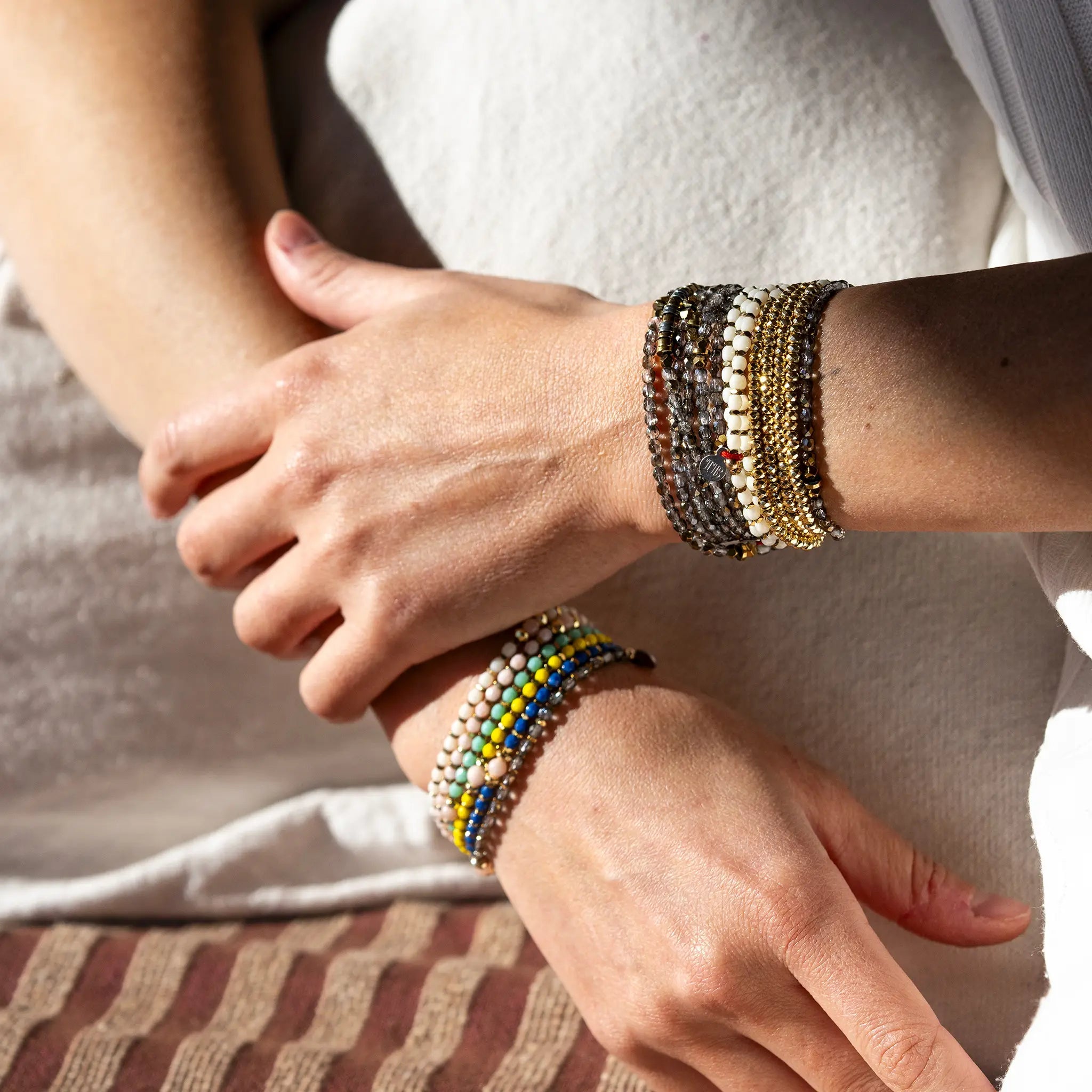 collier / bracelet PIERRE - Turquoise - Têtes Blondes