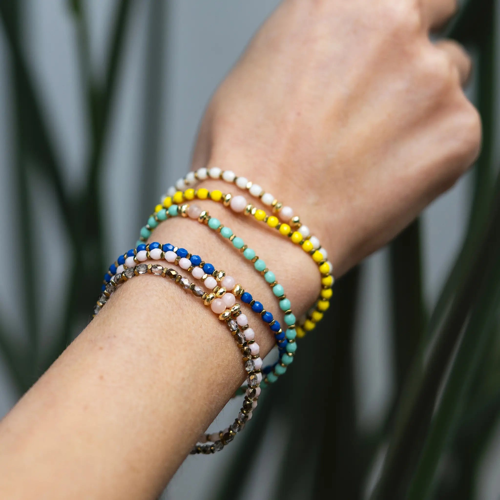 collier / bracelet PIERRE - Turquoise - Têtes Blondes